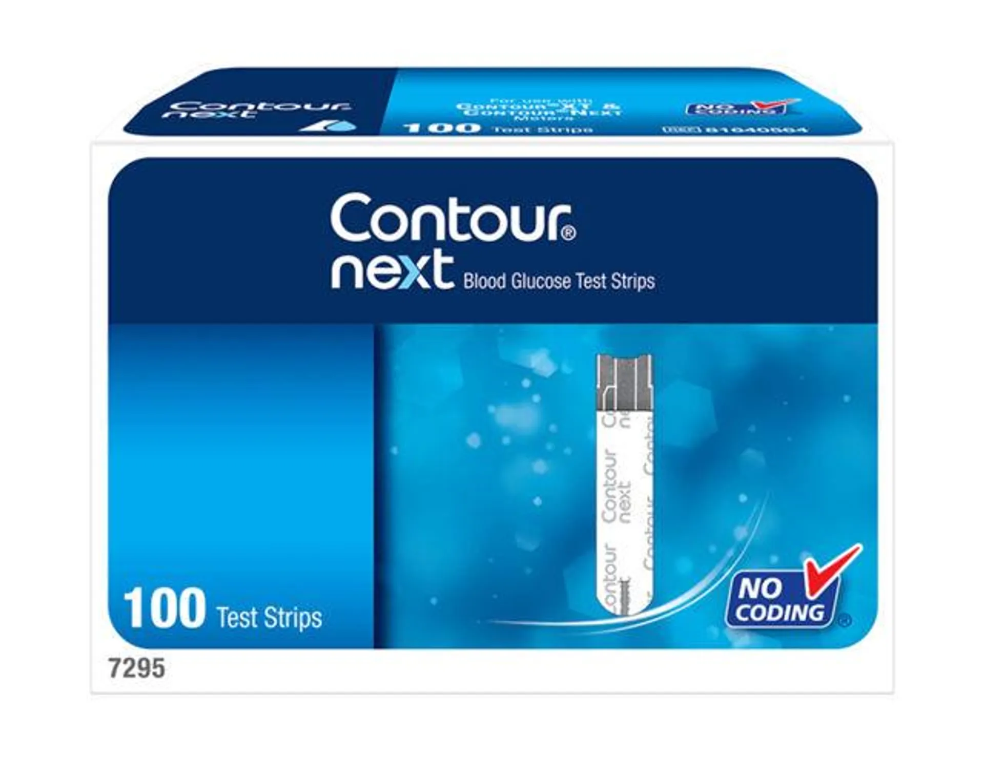 Contour Next Blood Glucose Test Strips 100 pack