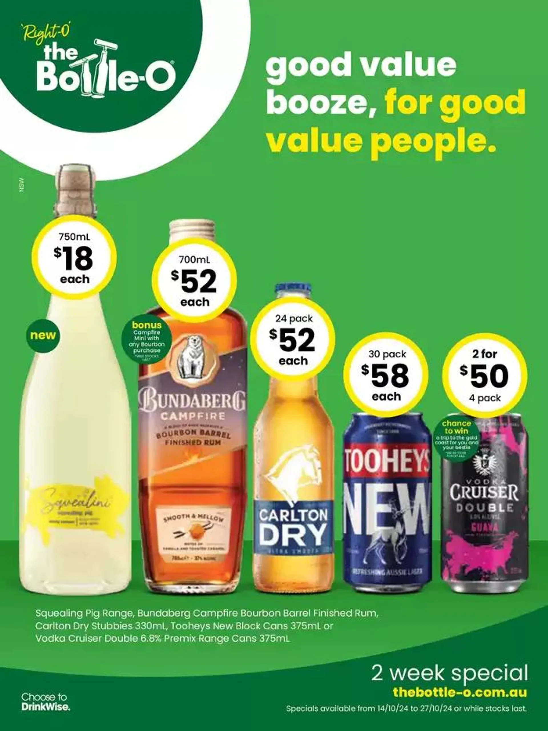 Good Value Booze, For Good Value People 14/10 - 1