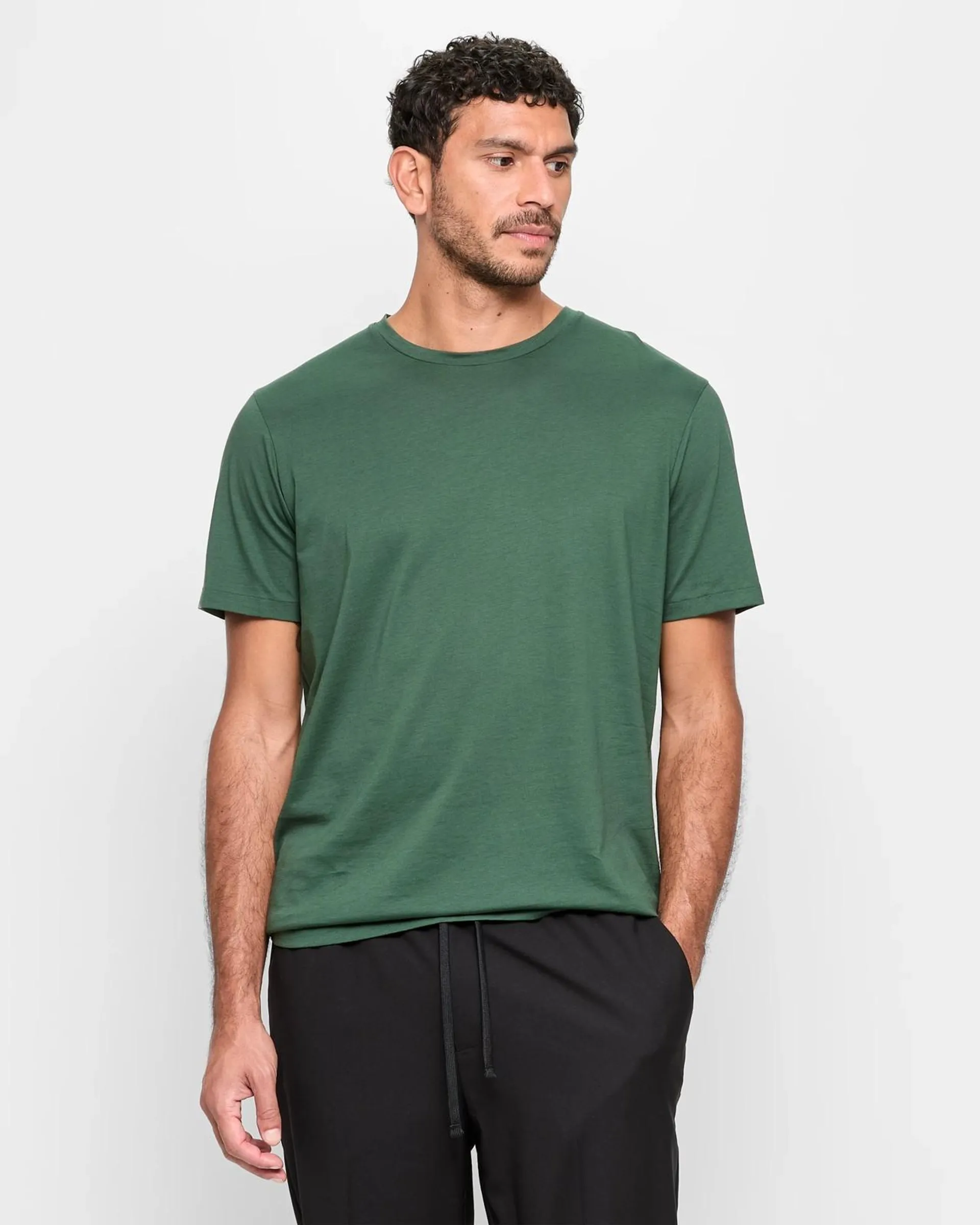 Supima Cotton T-Shirt - Preview - Jungle Green
