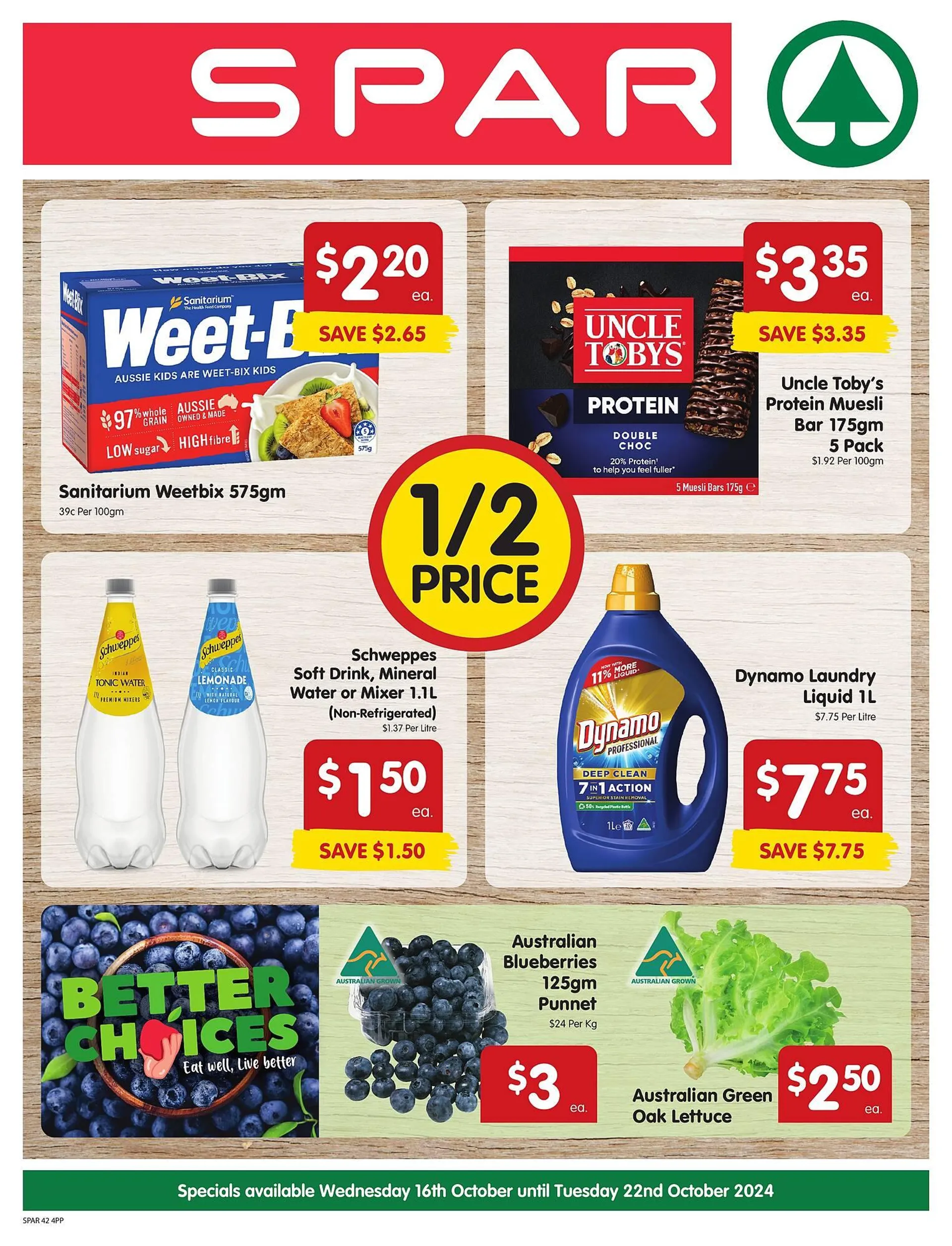 Spar catalogue - Catalogue valid from 16 October to 22 October 2024 - page 1