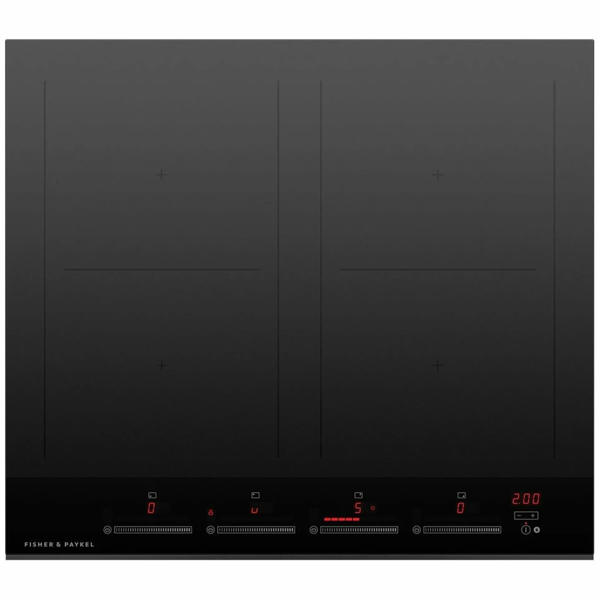 Fisher & Paykel 60cm Induction Cooktop Black Glass CI604DTB4