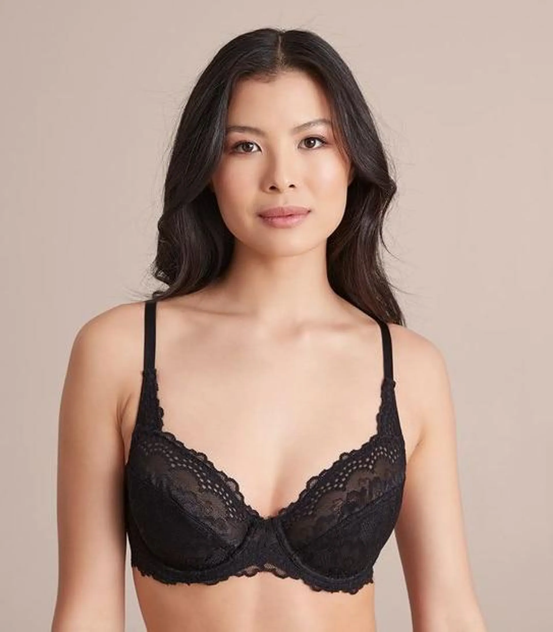 Lace Soft Cup Underwire Bra; Style: TLBUB090
