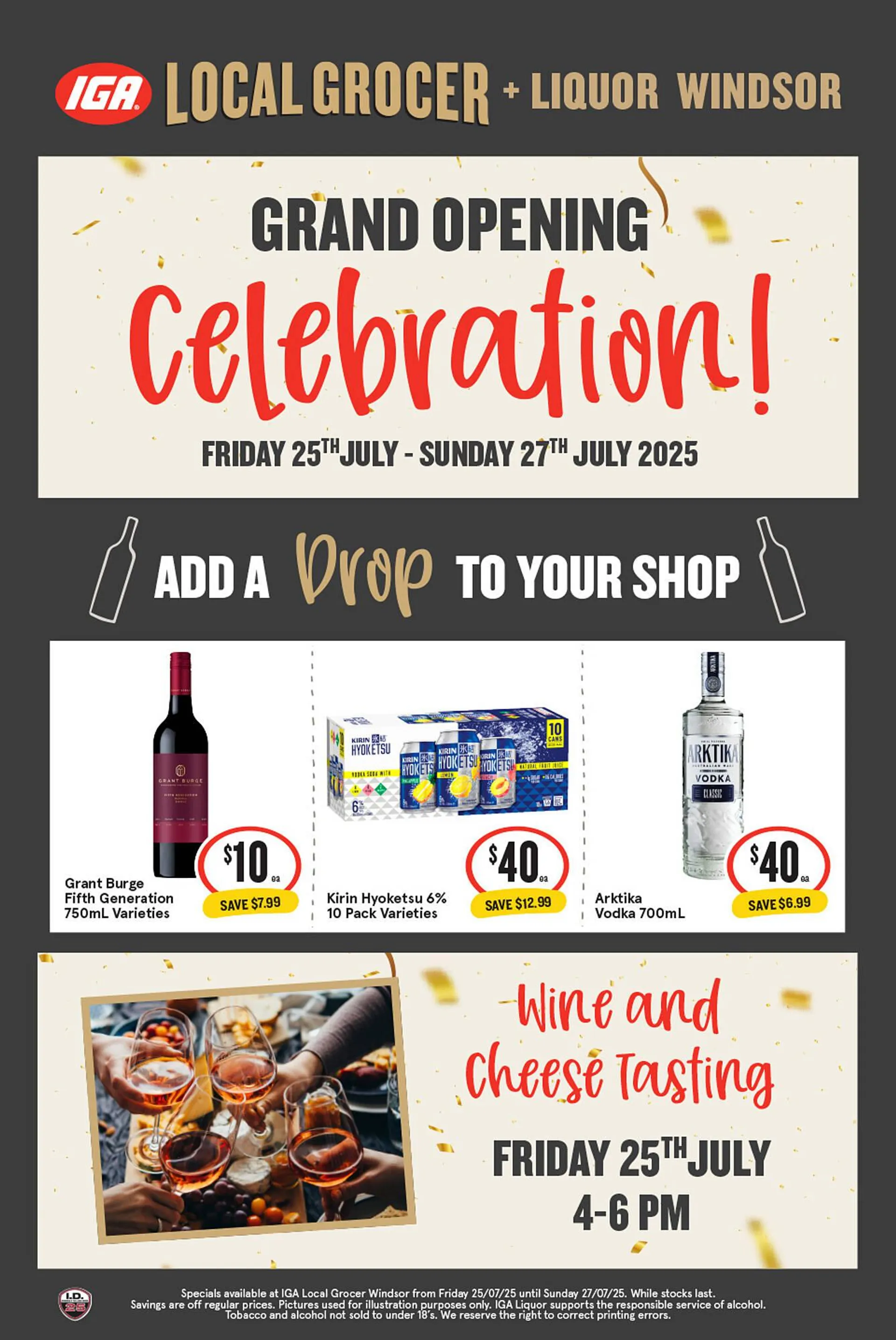 IGA catalogue - Catalogue valid from 25 July to 27 July 2025 - page 1