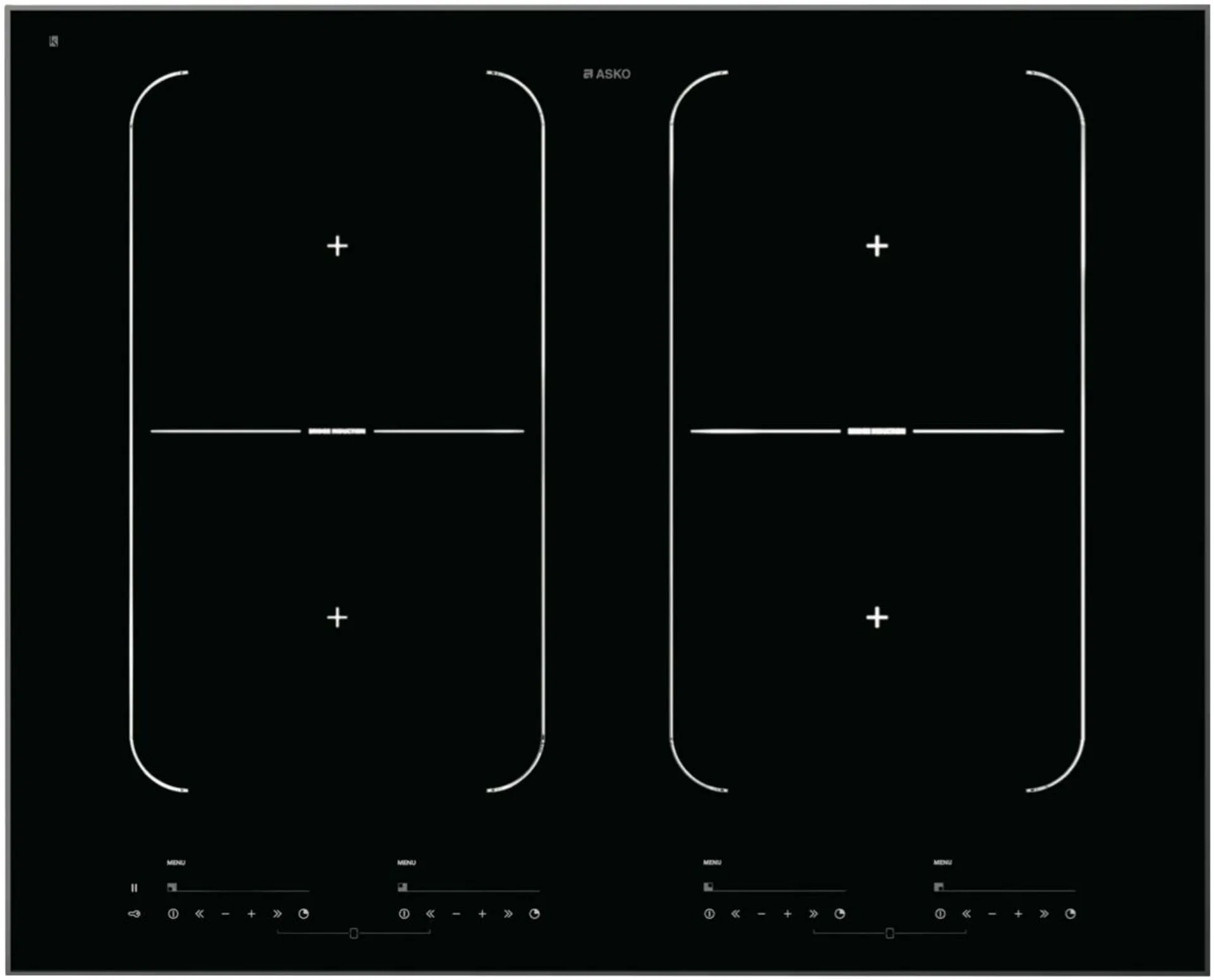 ASKO 60cm Bridge Induction Cooktop