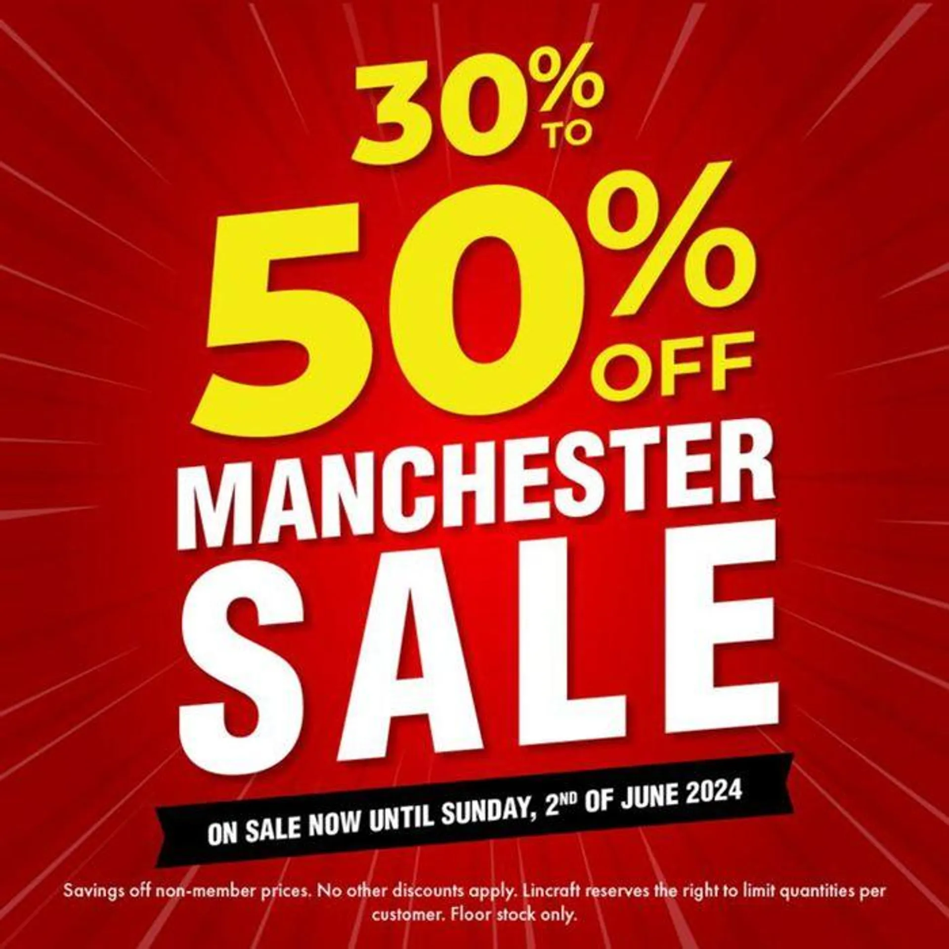 30-50% OFF Manchester + 60% OFF Blinds!  - 1