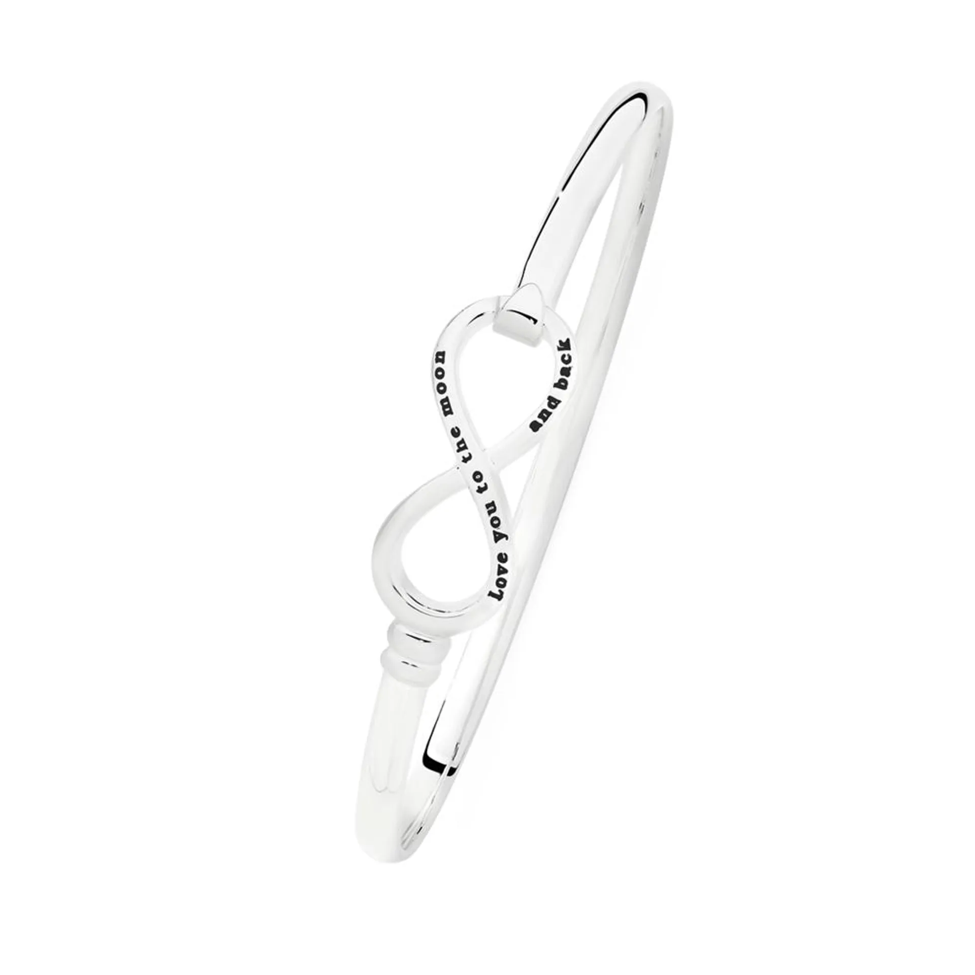 Silver Infinity Bangle