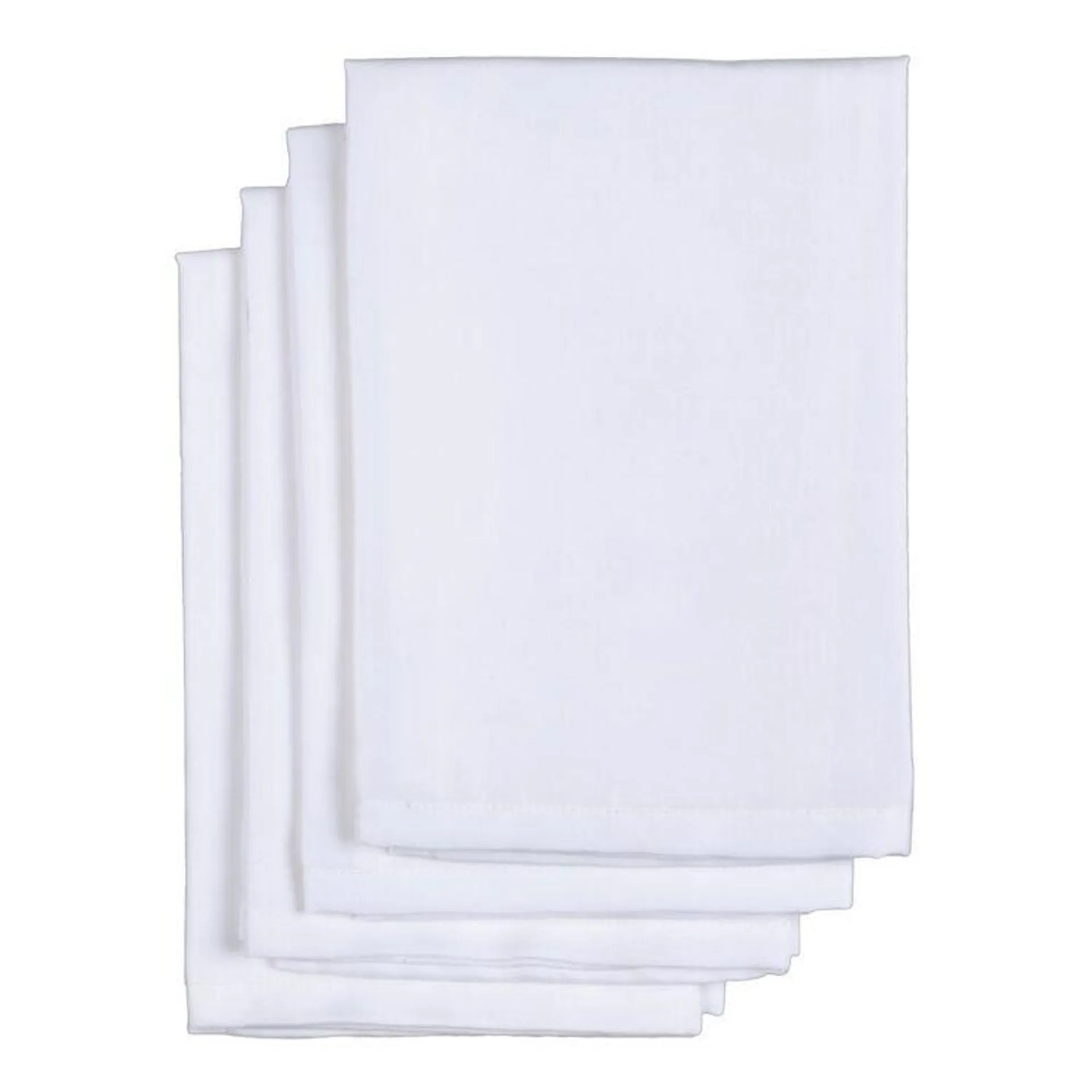 KOO Vera Napkin 4 Pack White 45 x 45 cm