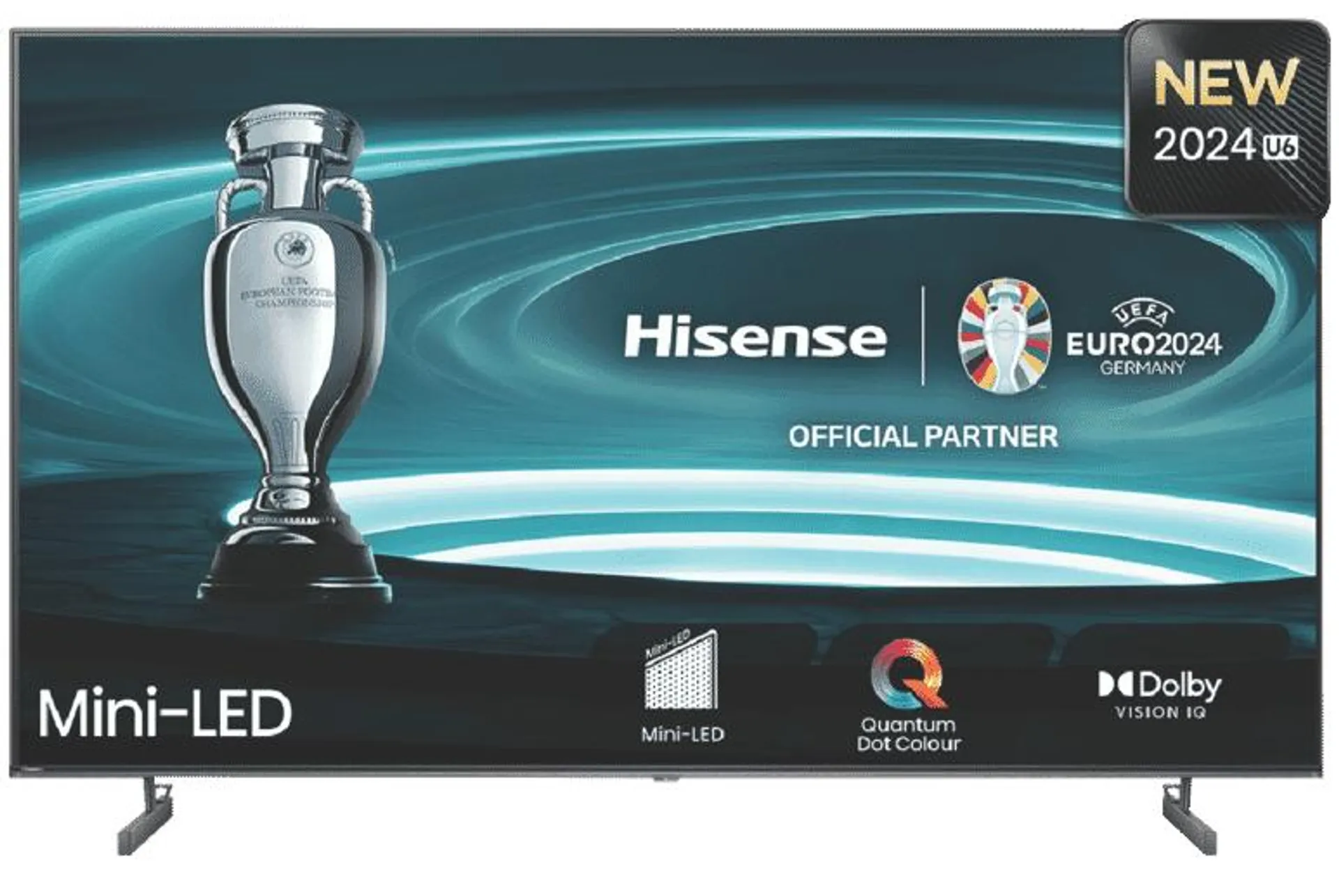 Hisense 85" U6NAU 4K Mini-LED QLED Smart TV 24