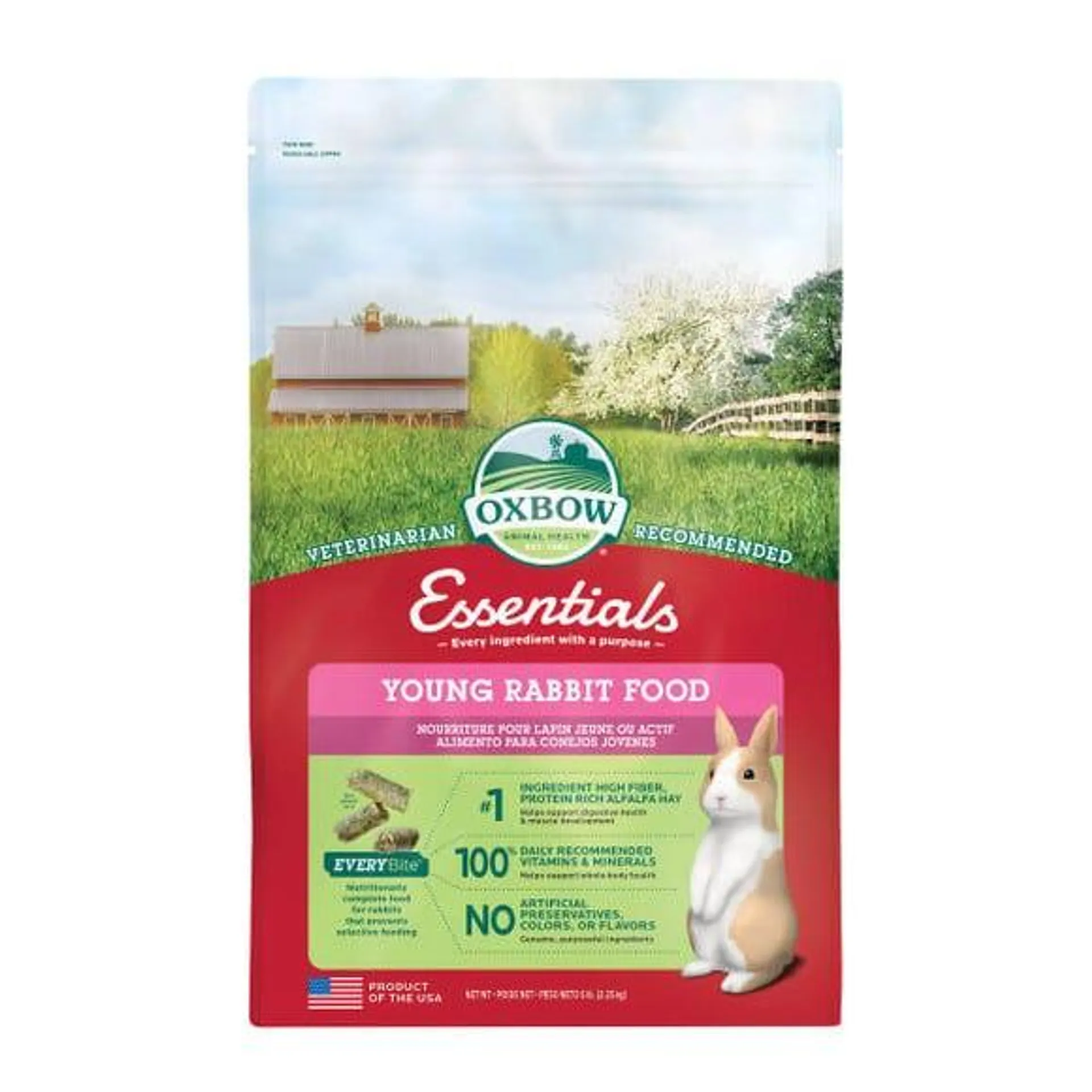 Oxbow Essentials Young Rabbit Food 2.25Kg