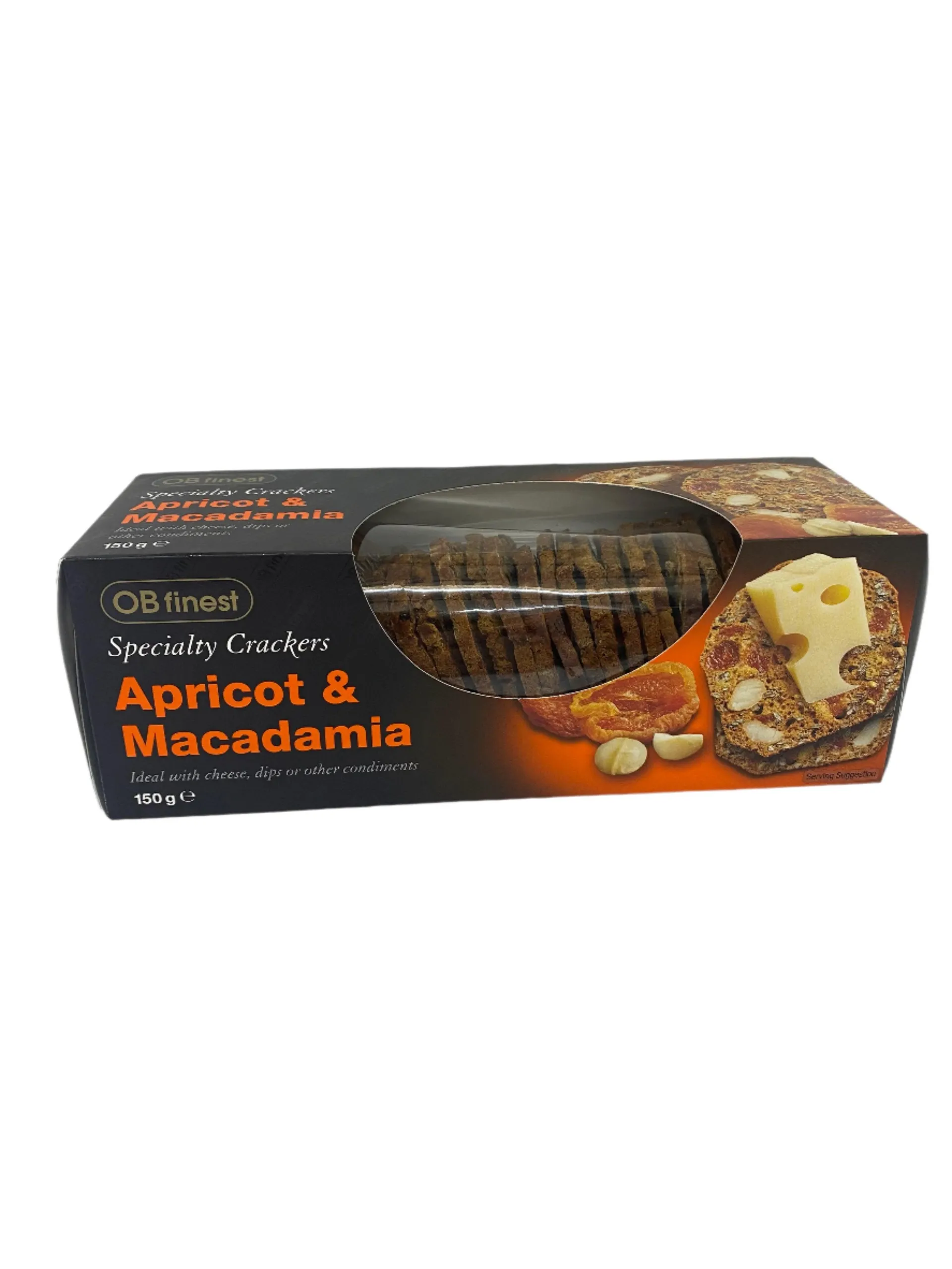 OB Finest Apricot & Macadamia 150g