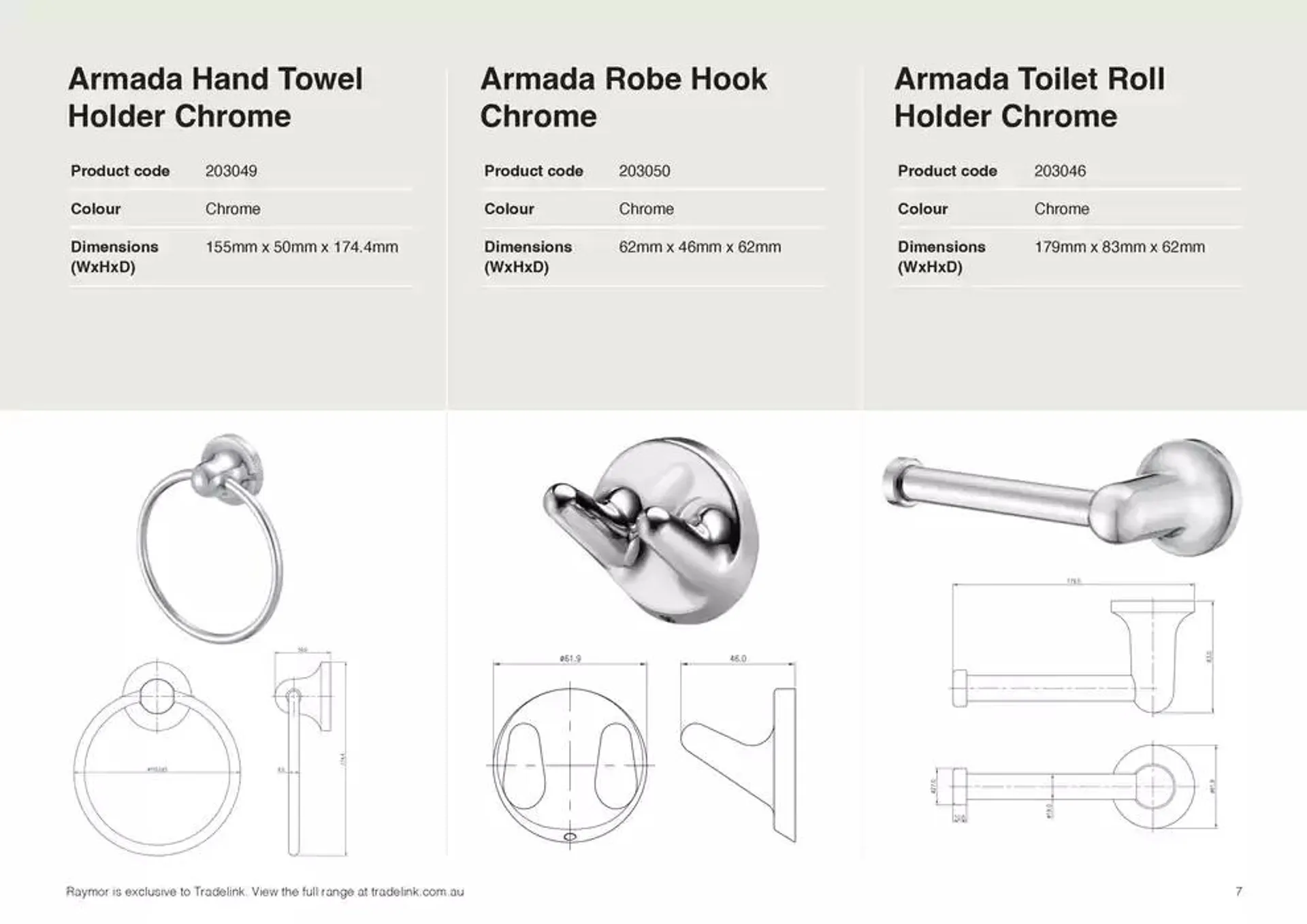 Raymor Brochure Accessories 2025 - Catalogue valid from 24 December to 31 January 2025 - page 7