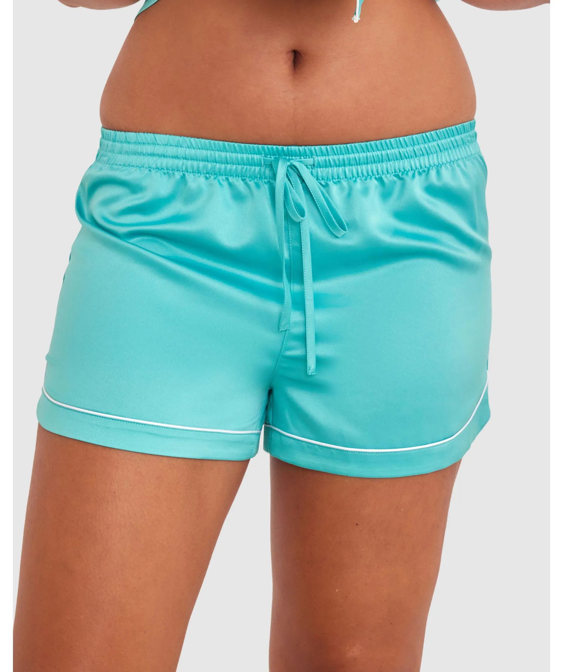 Liquid Satin Short - Teal