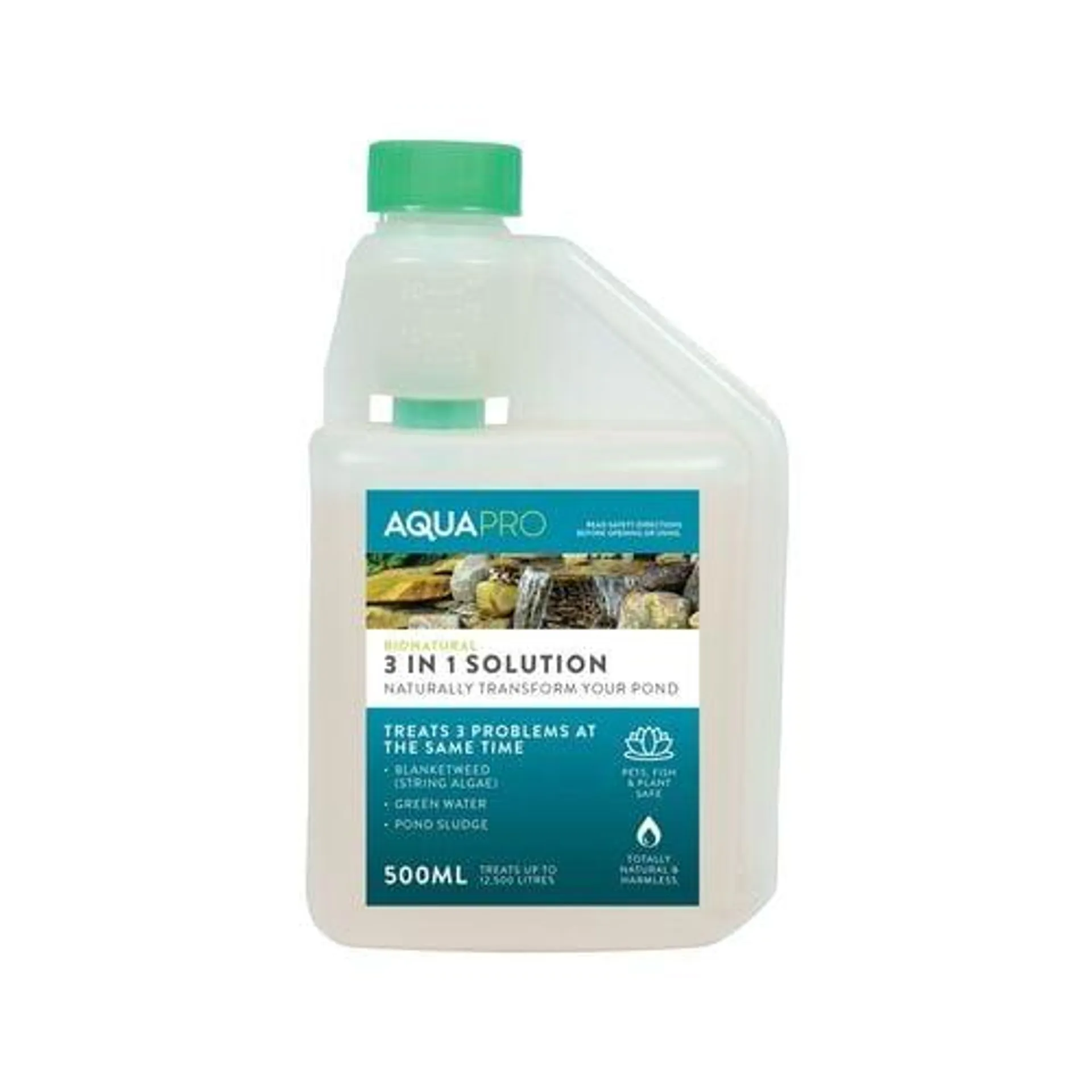 AQUAPRO 500ml Bionatural 3 In 1 Solution