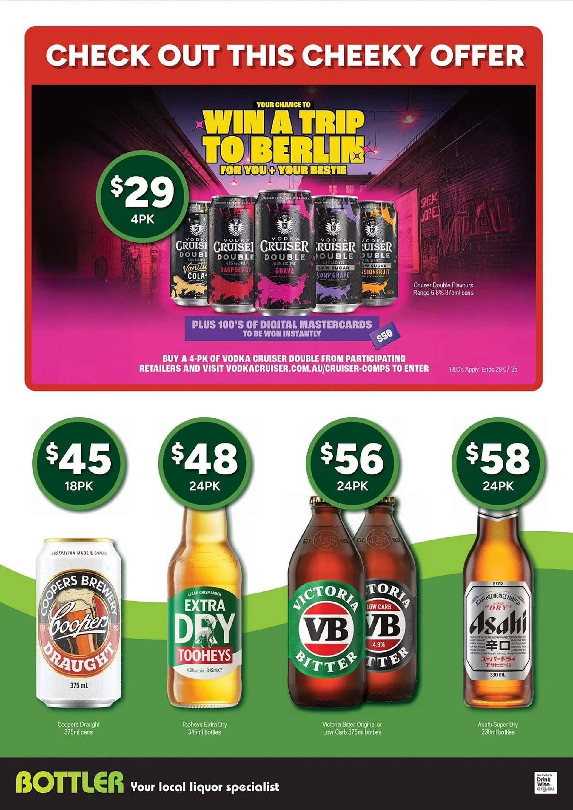 Bottler catalogue - Catalogue valid from 16 July to 29 July 2025 - page 1
