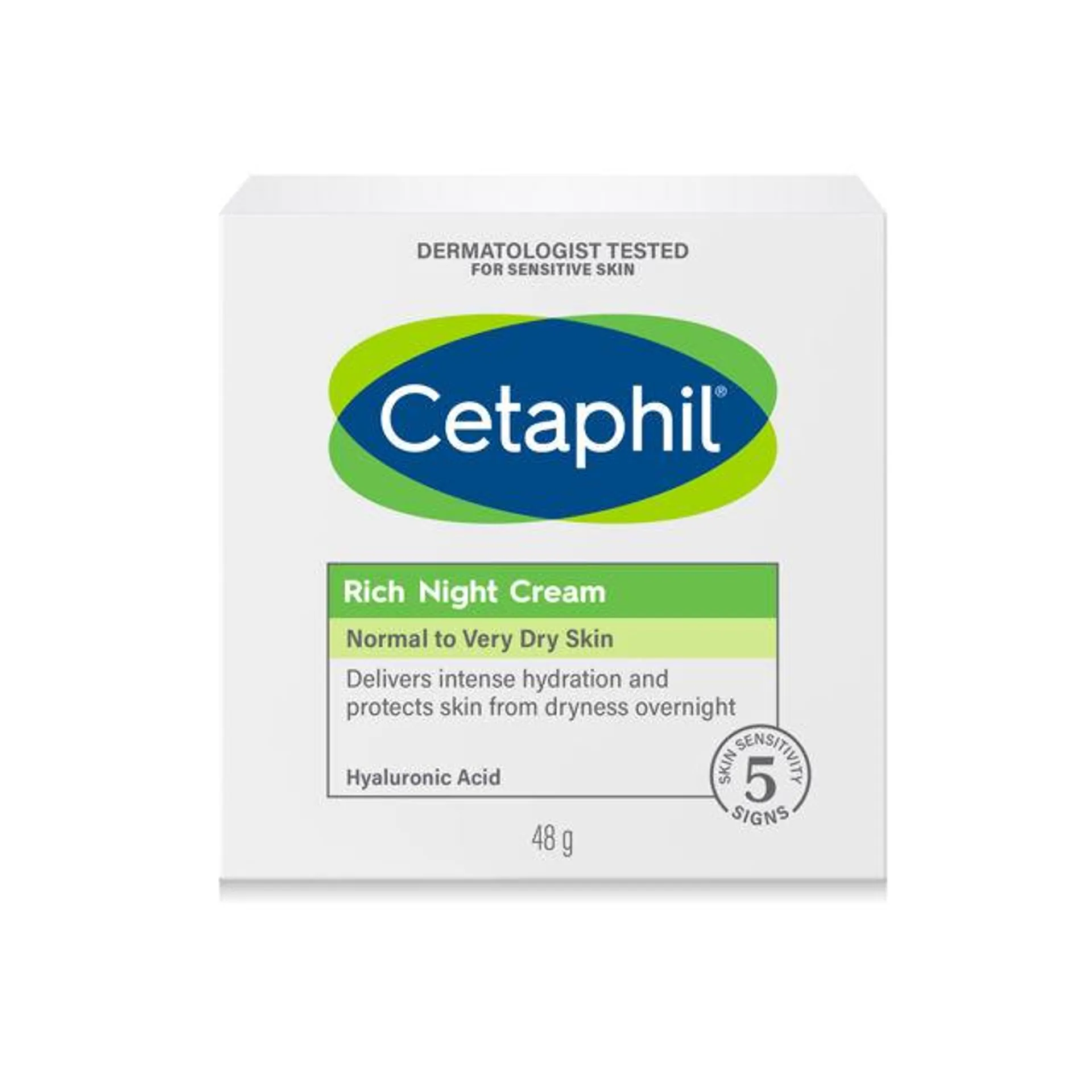 Cetaphil Face Rich Hydrating Night Cream 48g