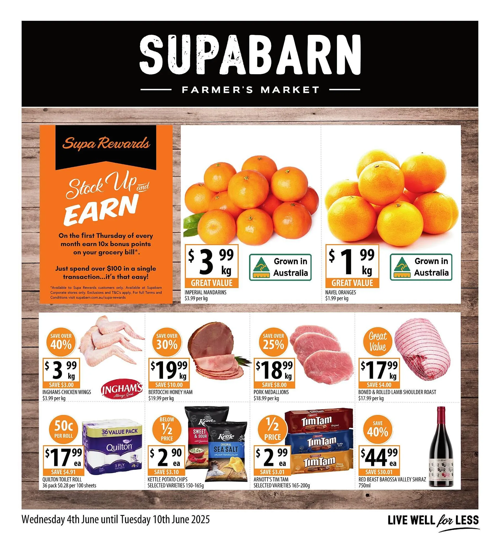 Supabarn catalogue - Catalogue valid from 4 June to 10 June 2025 - page 1