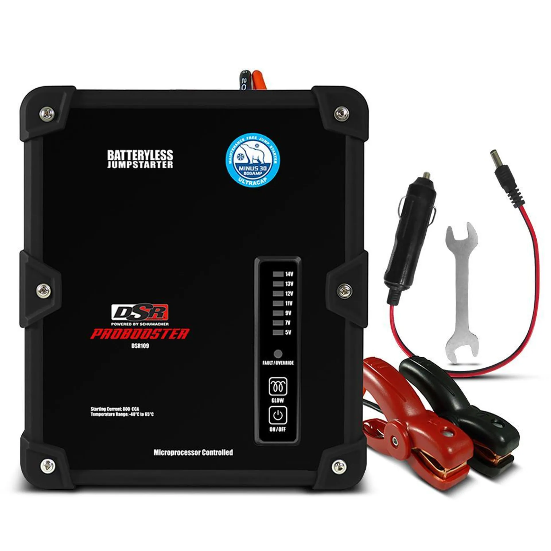 Schumacher DSR109 (94080070) 12V 800A Ultracapacitor Batteryless Jump Starter