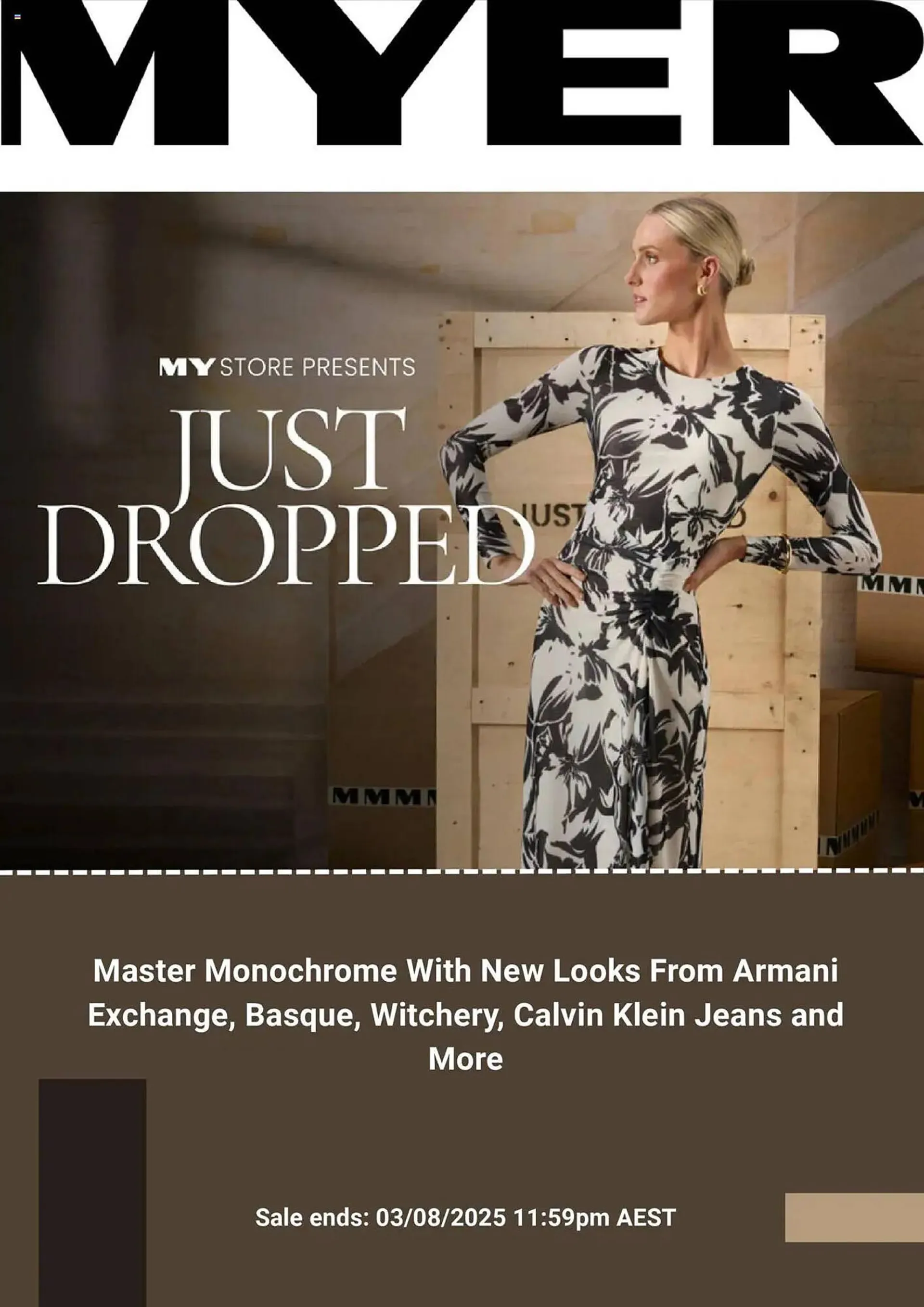 Myer catalogue - Catalogue valid from 15 July to 3 August 2025 - page 1