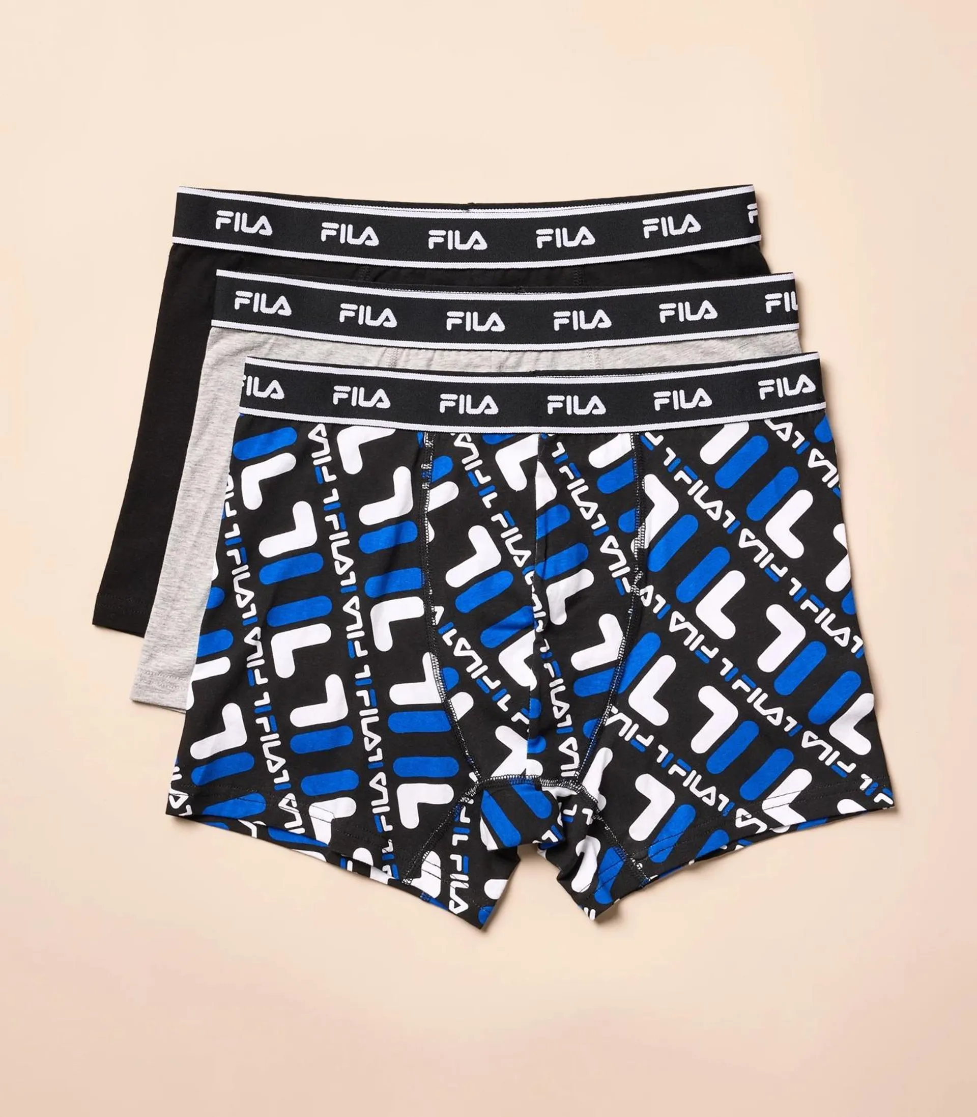 Fila Sports Trunks - 3 Pack