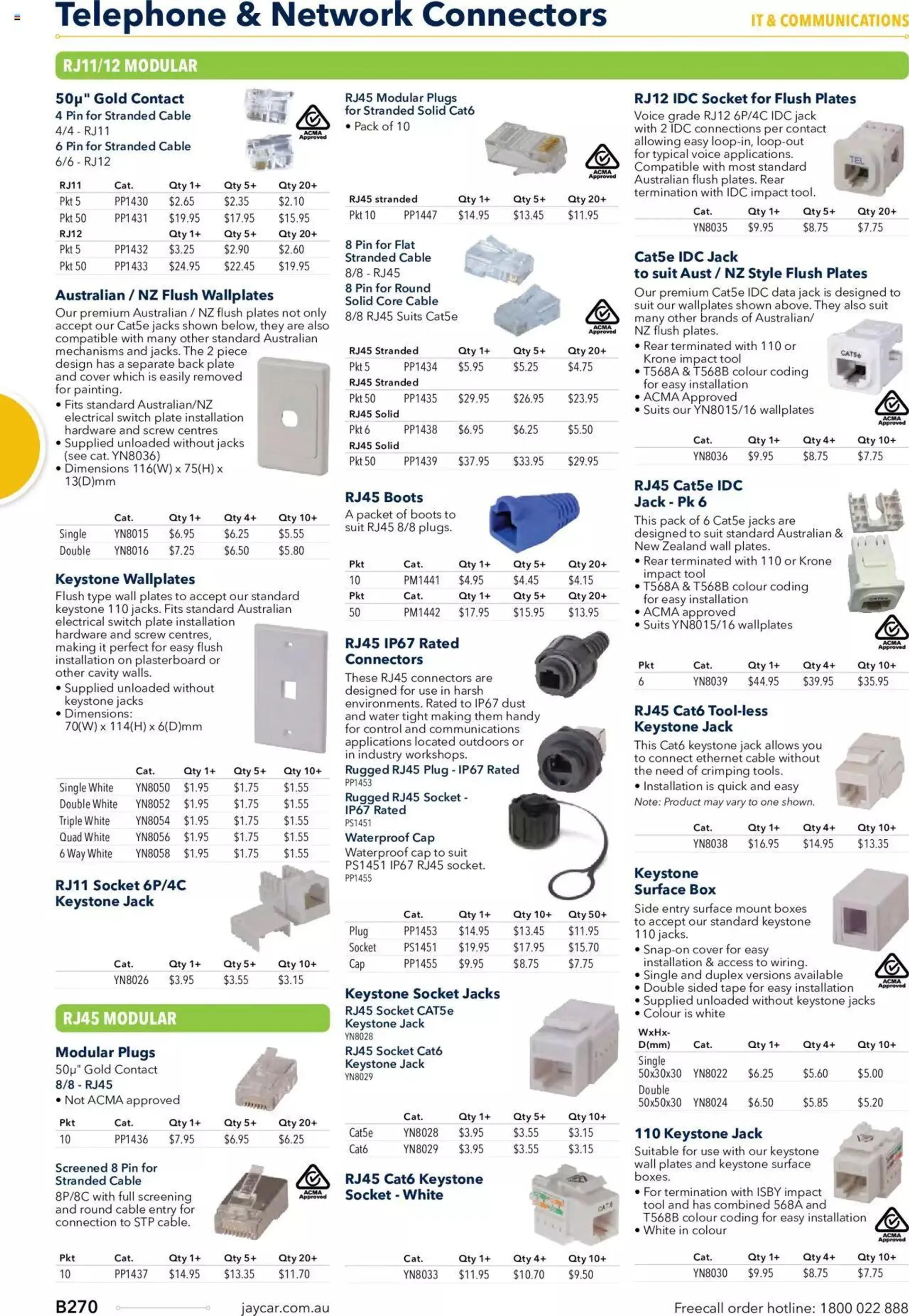 Jaycar Annual Engineering & Scientific Catalogue - Catalogue valid from 27 October to 31 December 2024 - page 270