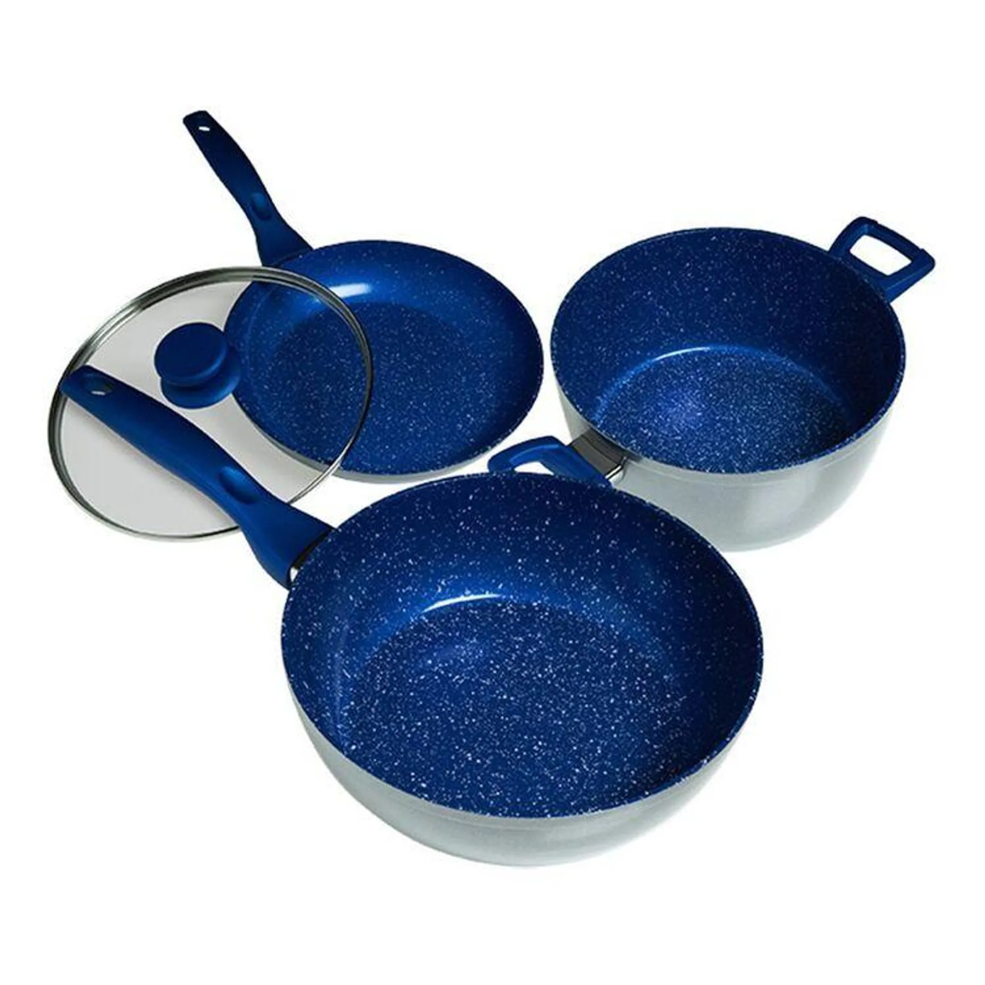 Bluestone Plus 4-Piece 28 cm Cookware Set