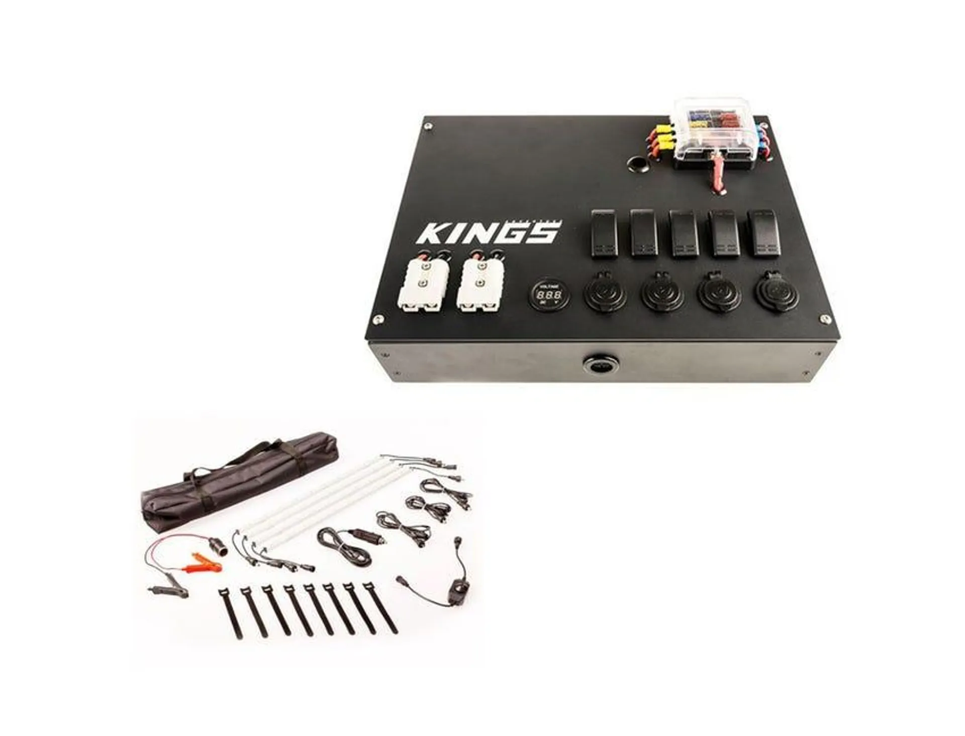 Kings 12V Control Box + Illuminator 4 Bar Camp Light Kit