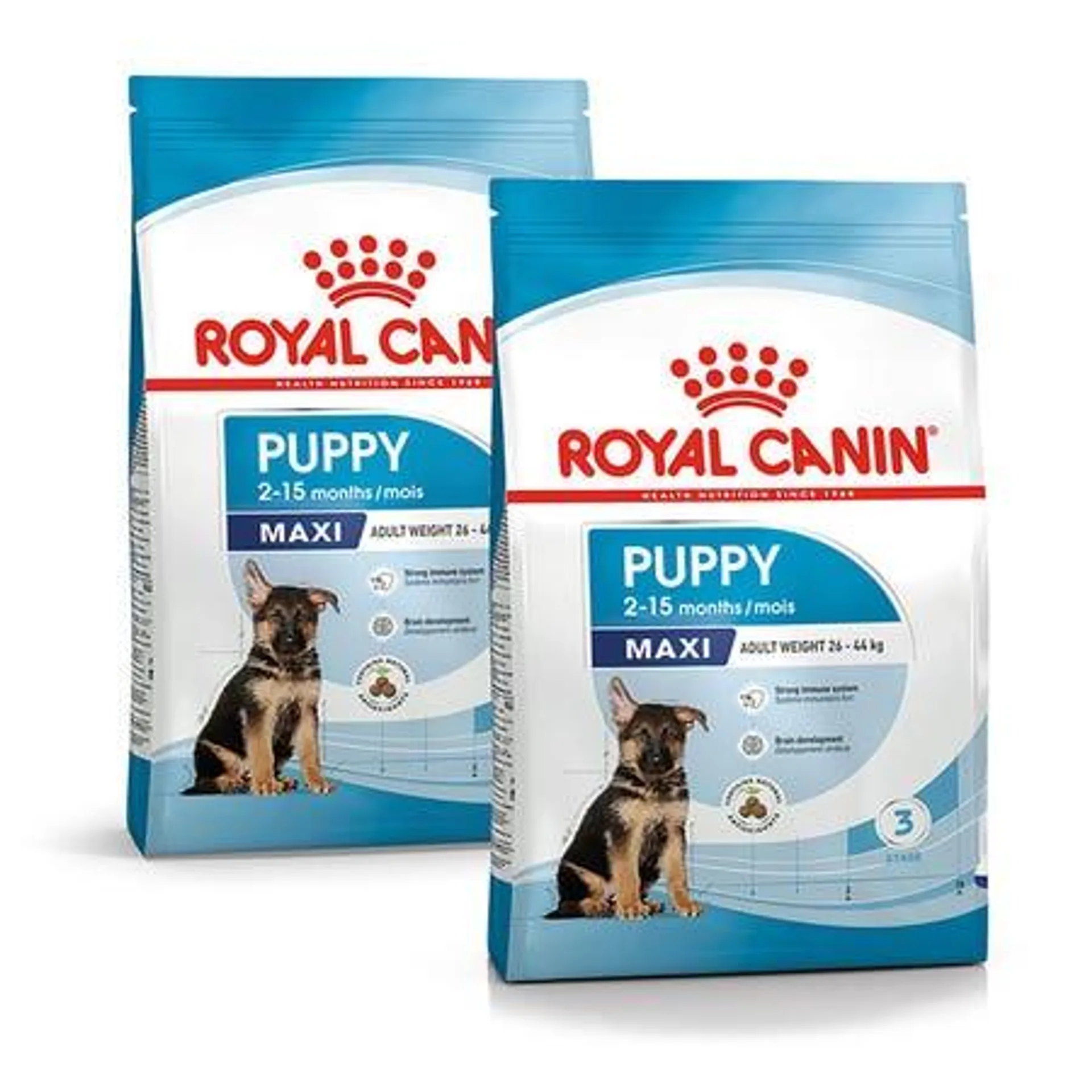 Royal Canin Maxi Breed Puppy Food 15kgx2