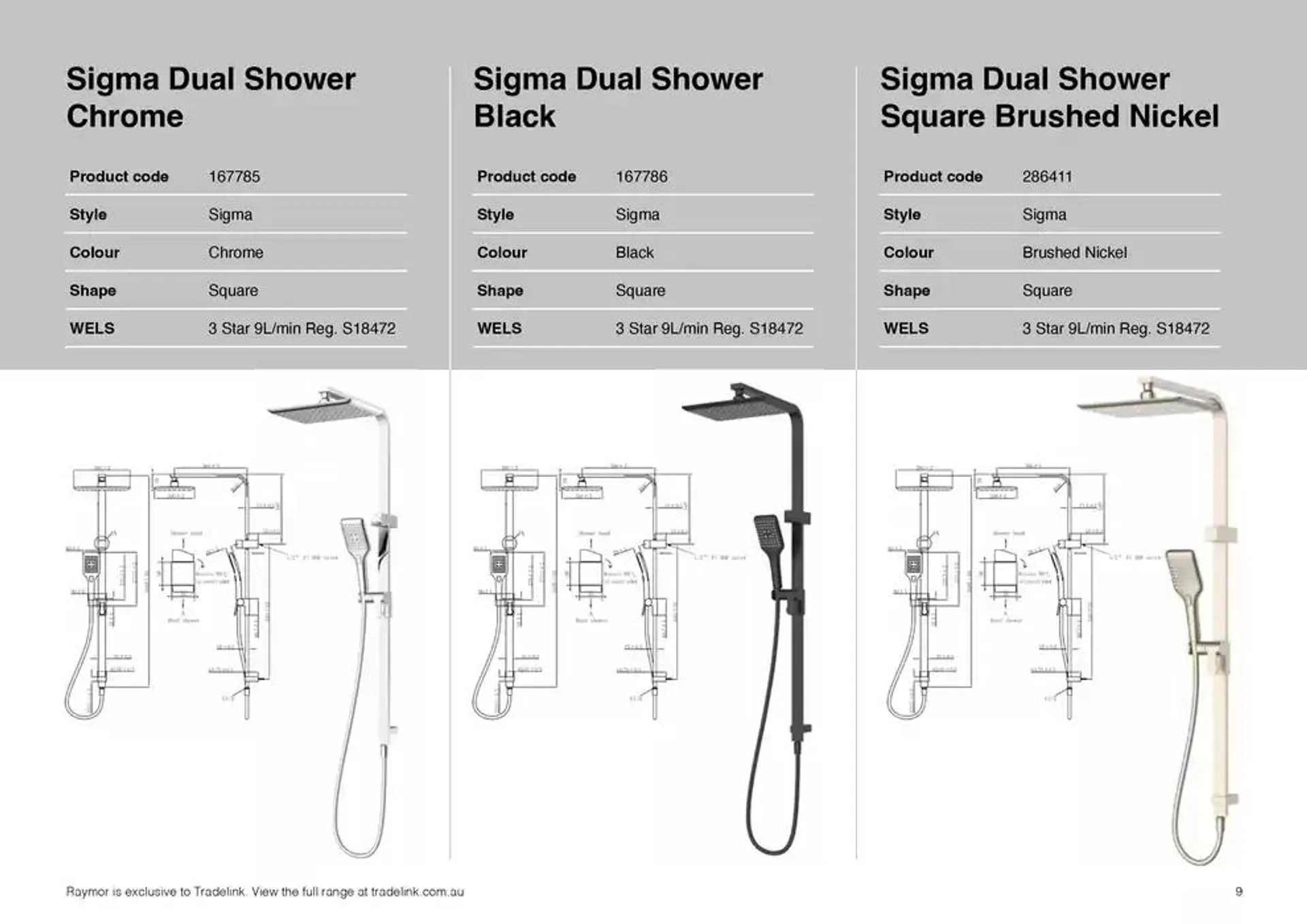 Raymor Brochure Showers 2025 - Catalogue valid from 24 December to 31 January 2025 - page 9