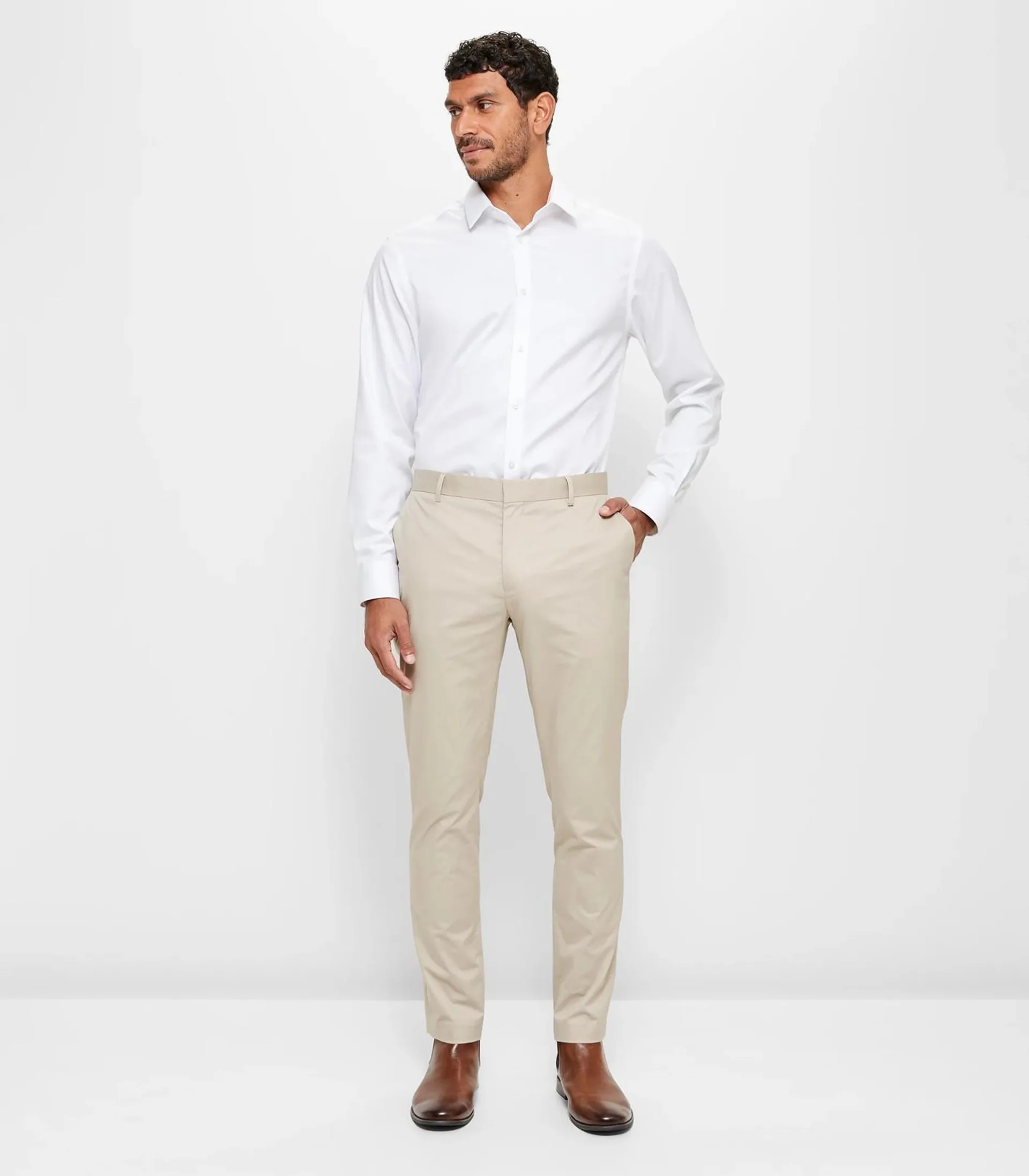 Smart Chino Pants - Preview - Sand