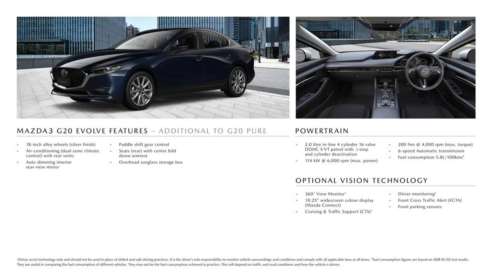 Mazda 3 Sedan - Catalogue valid from 2 October to 30 June 2024 - page 3