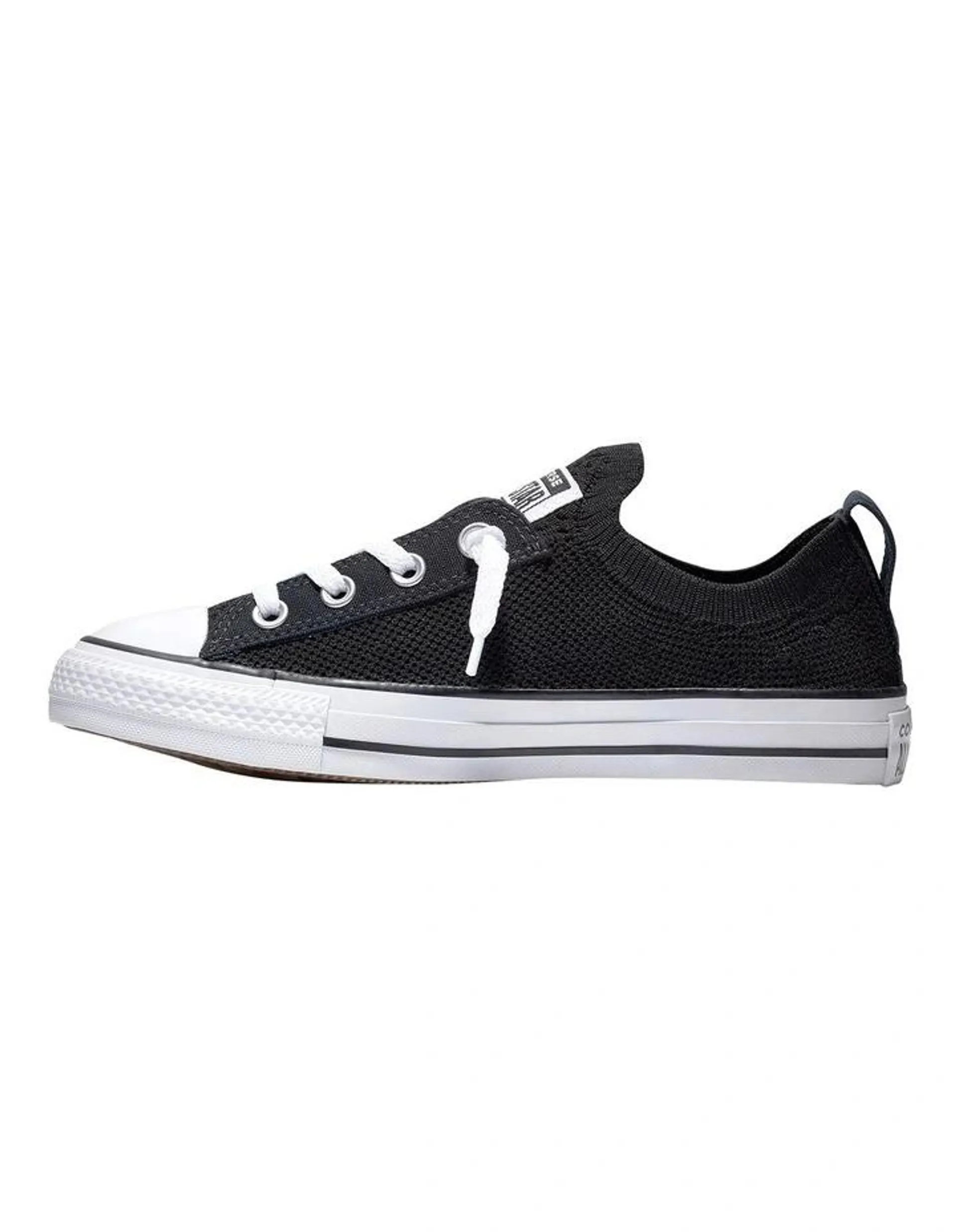 Chuck Taylor All Star Shoreline Knit Black Low Top Slip On Sneaker