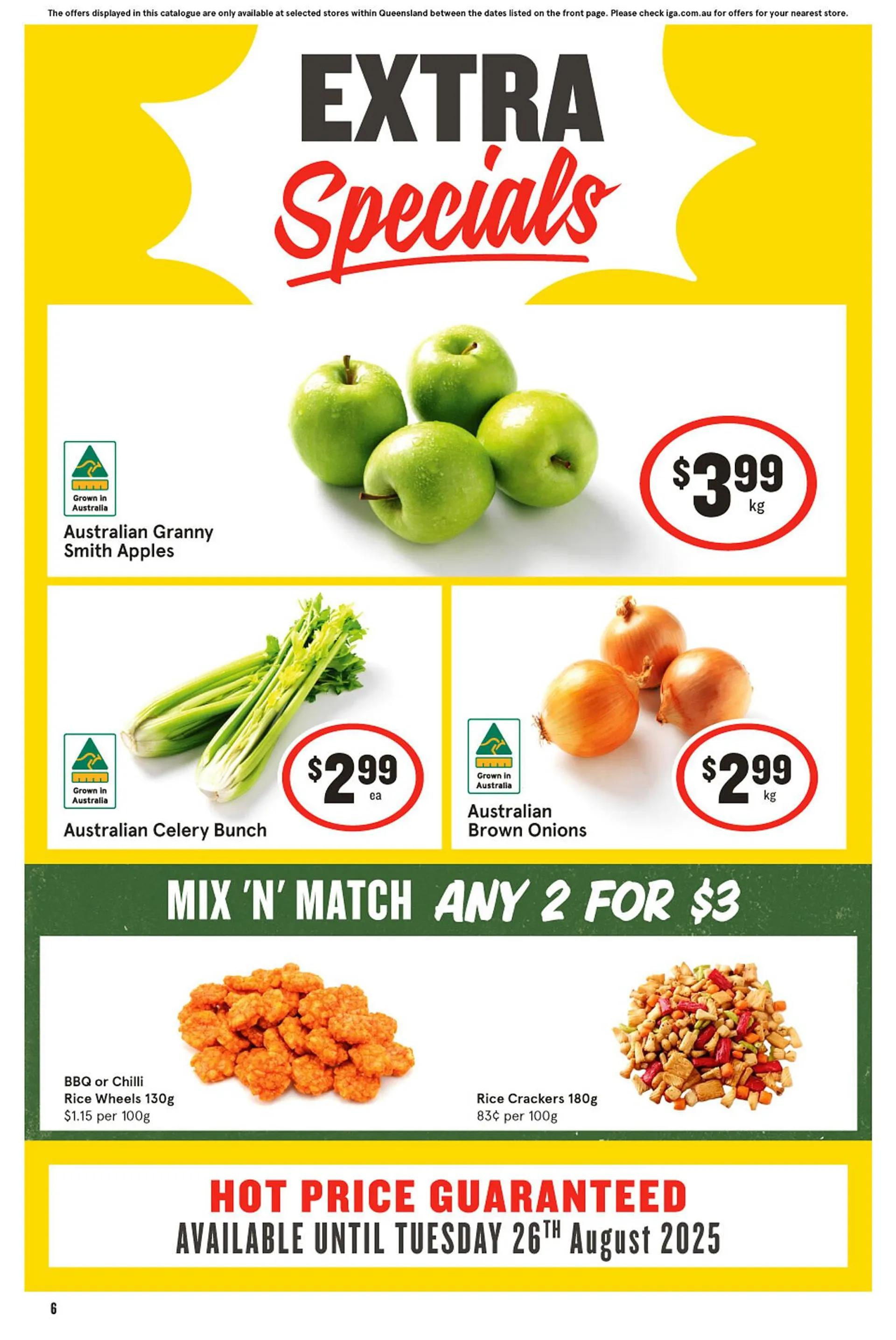IGA catalogue - Catalogue valid from 30 July to 26 August 2025 - page 1