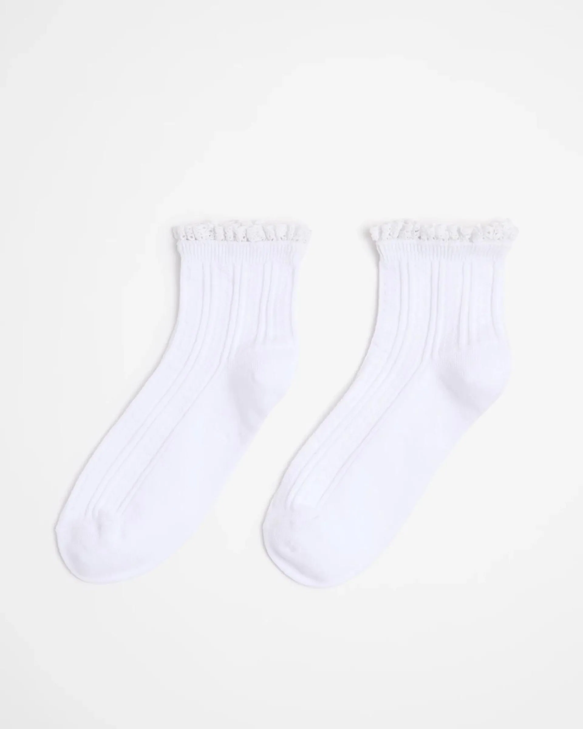 Low Cut Cable Frill Socks - AC-Lab