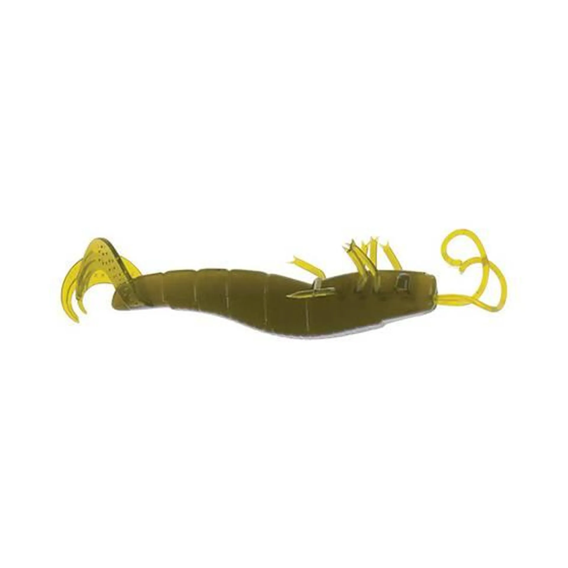 Atomic Plazos Prong Soft Plastic Lure 3in Avocado