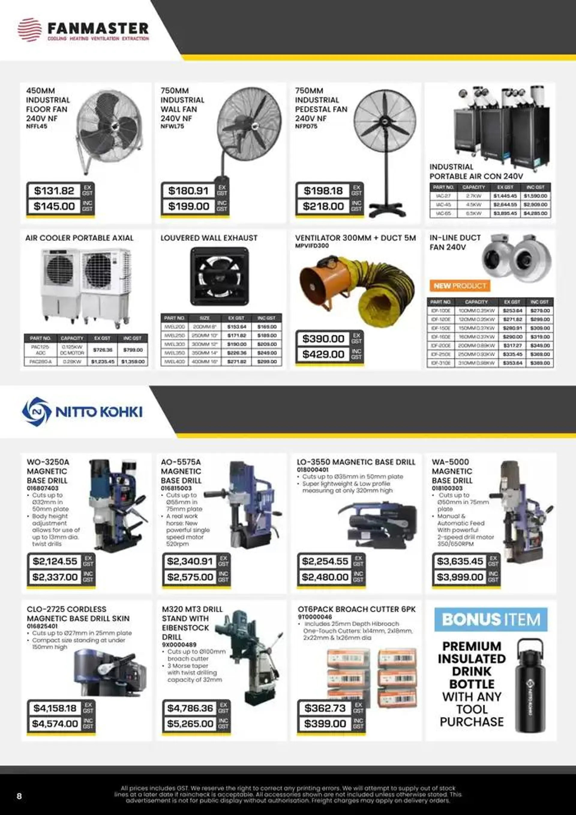 Tool Centre McKinnon Jan-Mar 2025 - Catalogue valid from 24 December to 31 March 2025 - page 8