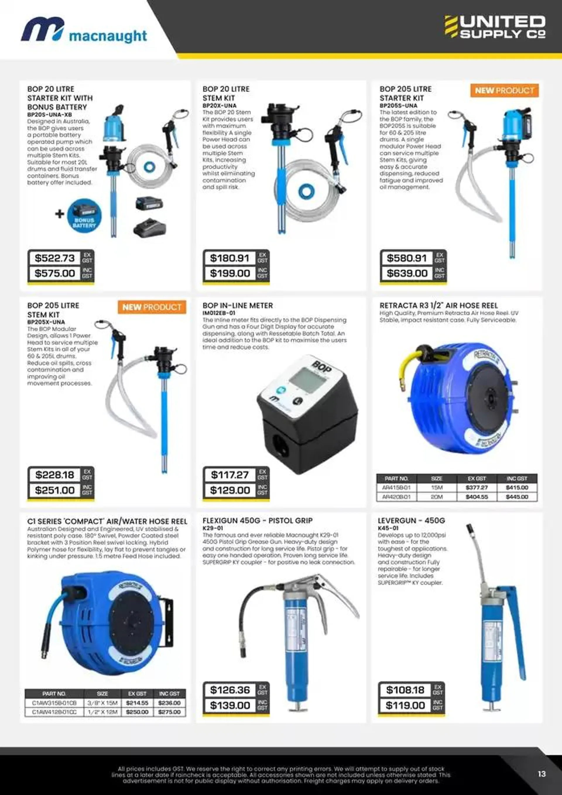 Tool Centre McKinnon Jan-Mar 2025 - Catalogue valid from 24 December to 31 March 2025 - page 13