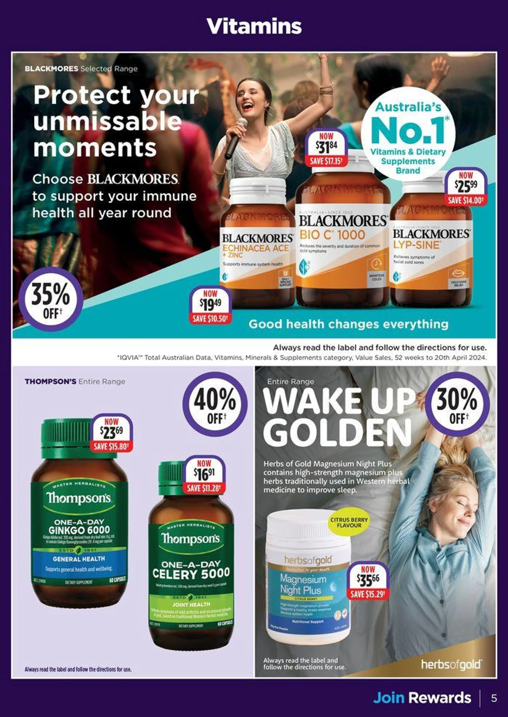 Vitamin Super Sale - Catalogue valid from 30 July to 11 August 2024 - page 5