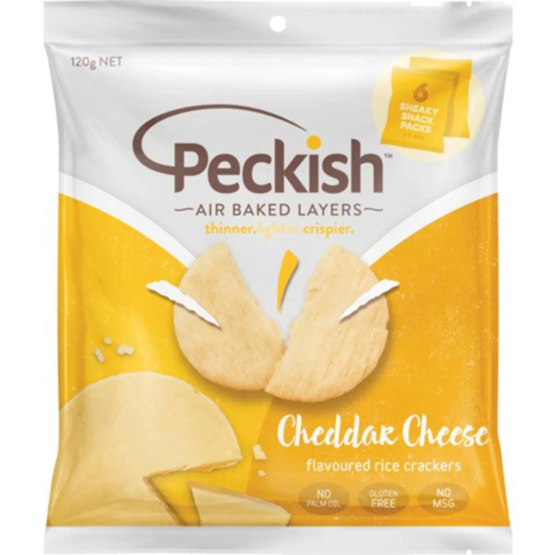 Peckish Cheddar Cheese 6pk