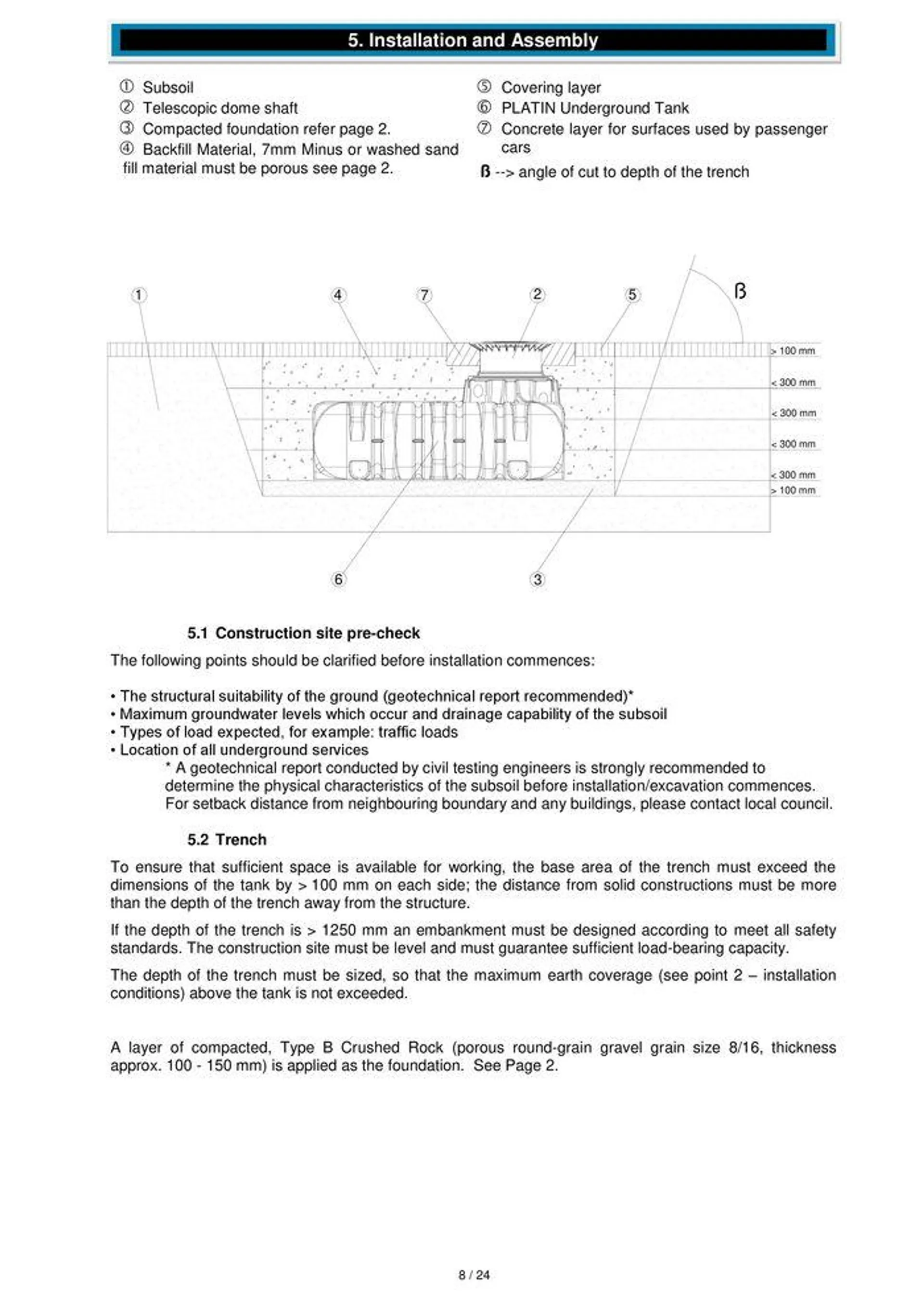 GRAF Underground Storm Water Tanks - Catalogue valid from 22 January to 31 December 2024 - page 8