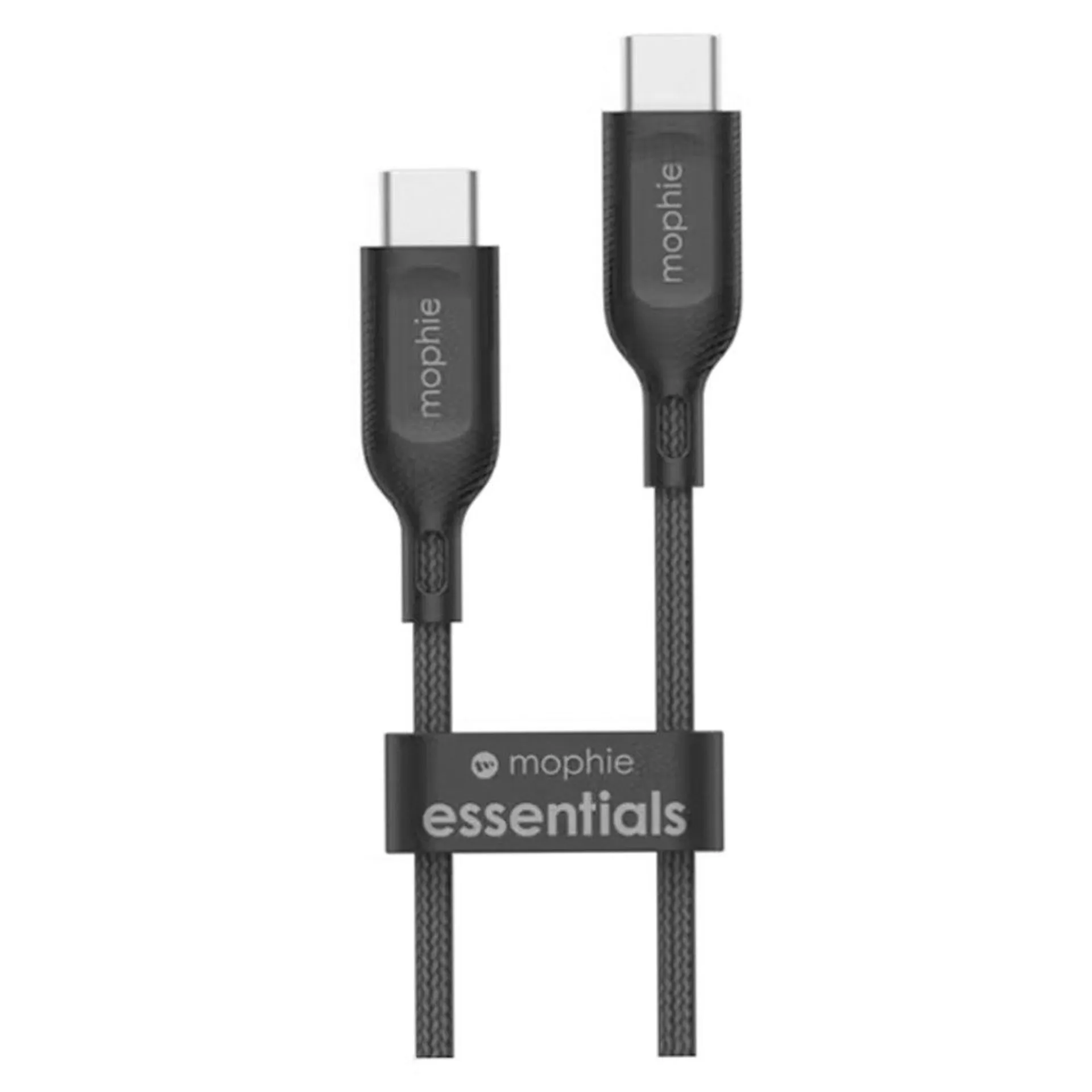 Mophie 1M Essential USB-C to USB-C Fast Charging Cable - Black 409912236