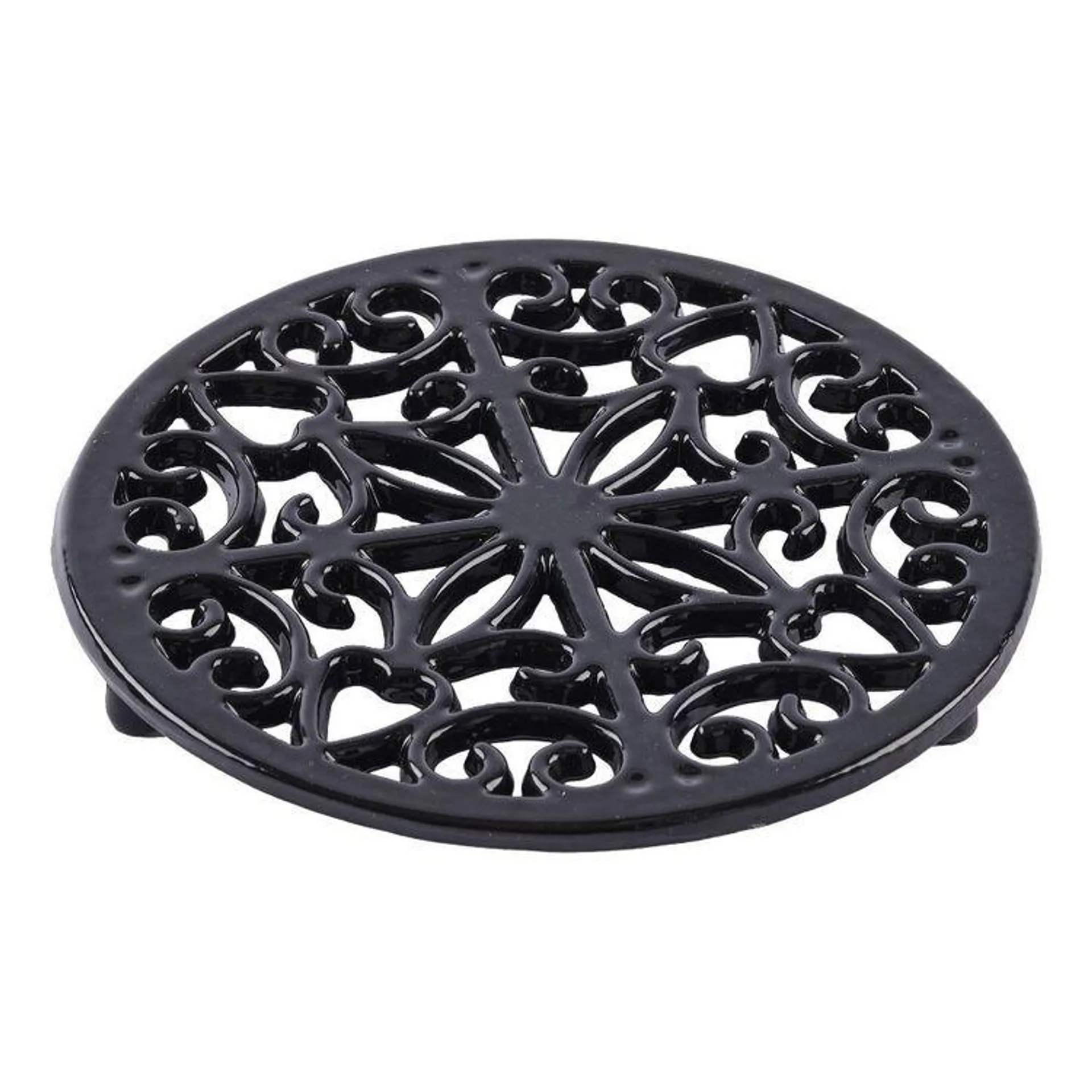 Culinary Co By Manu Cast Iron Trivet Black