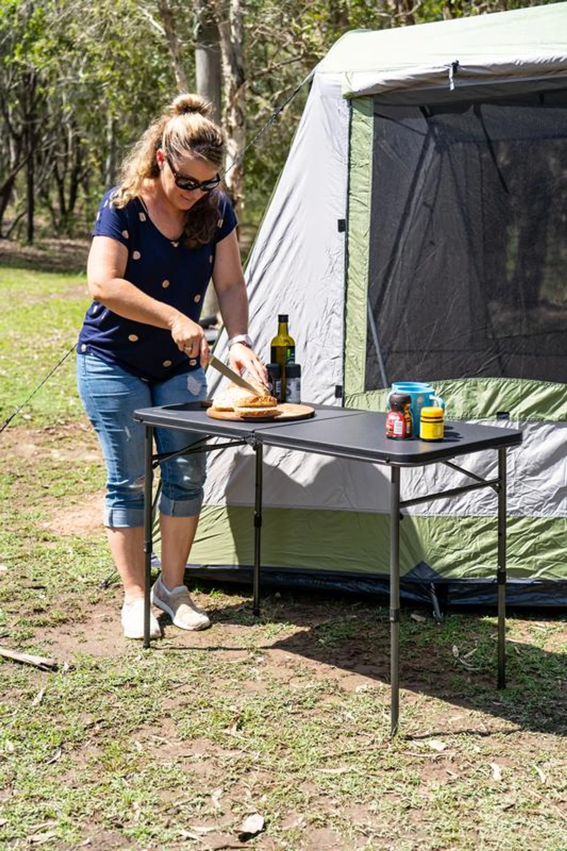 Ironside 100cm Fold In Half Table