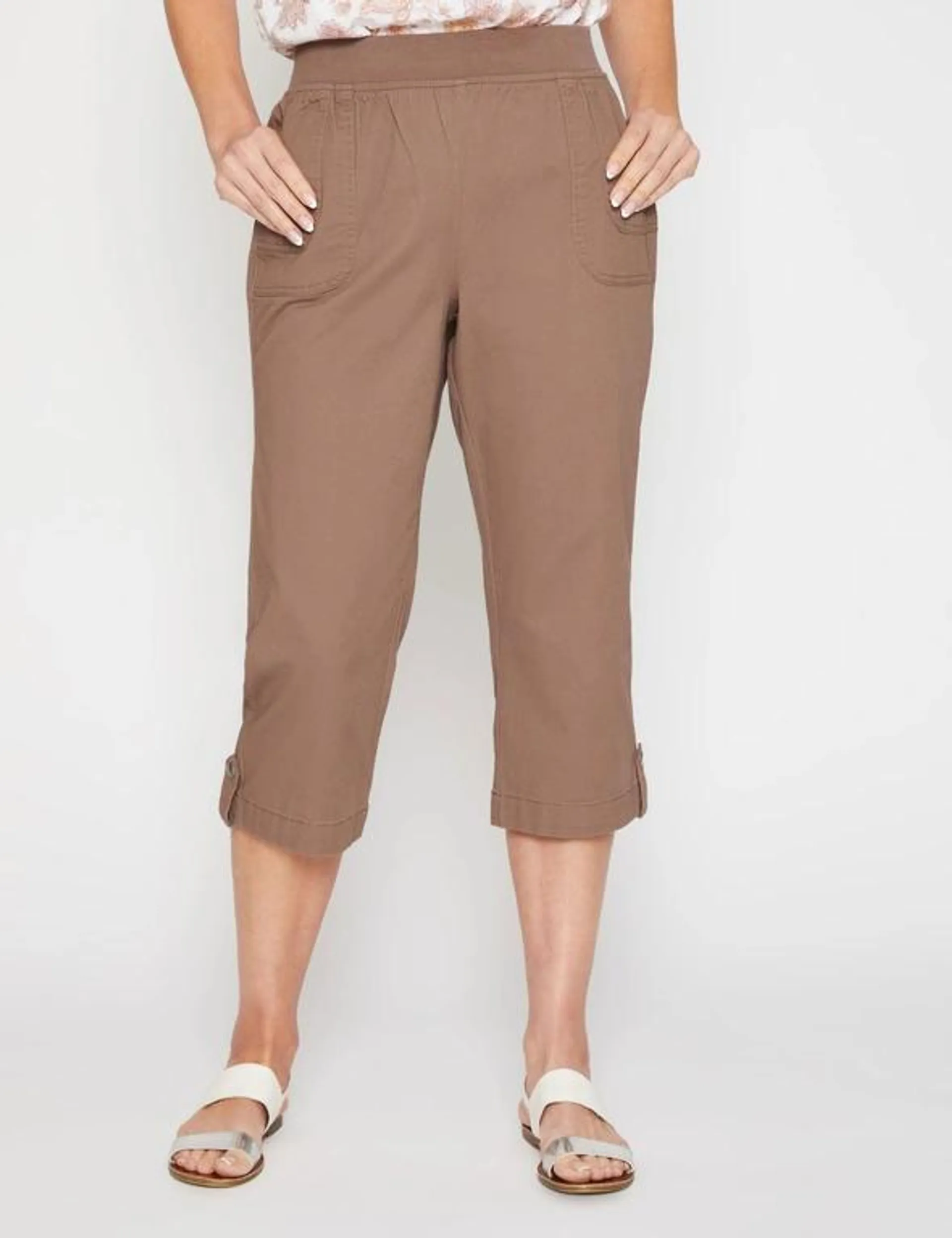 Millers Rib Waist Peach Finished Pant