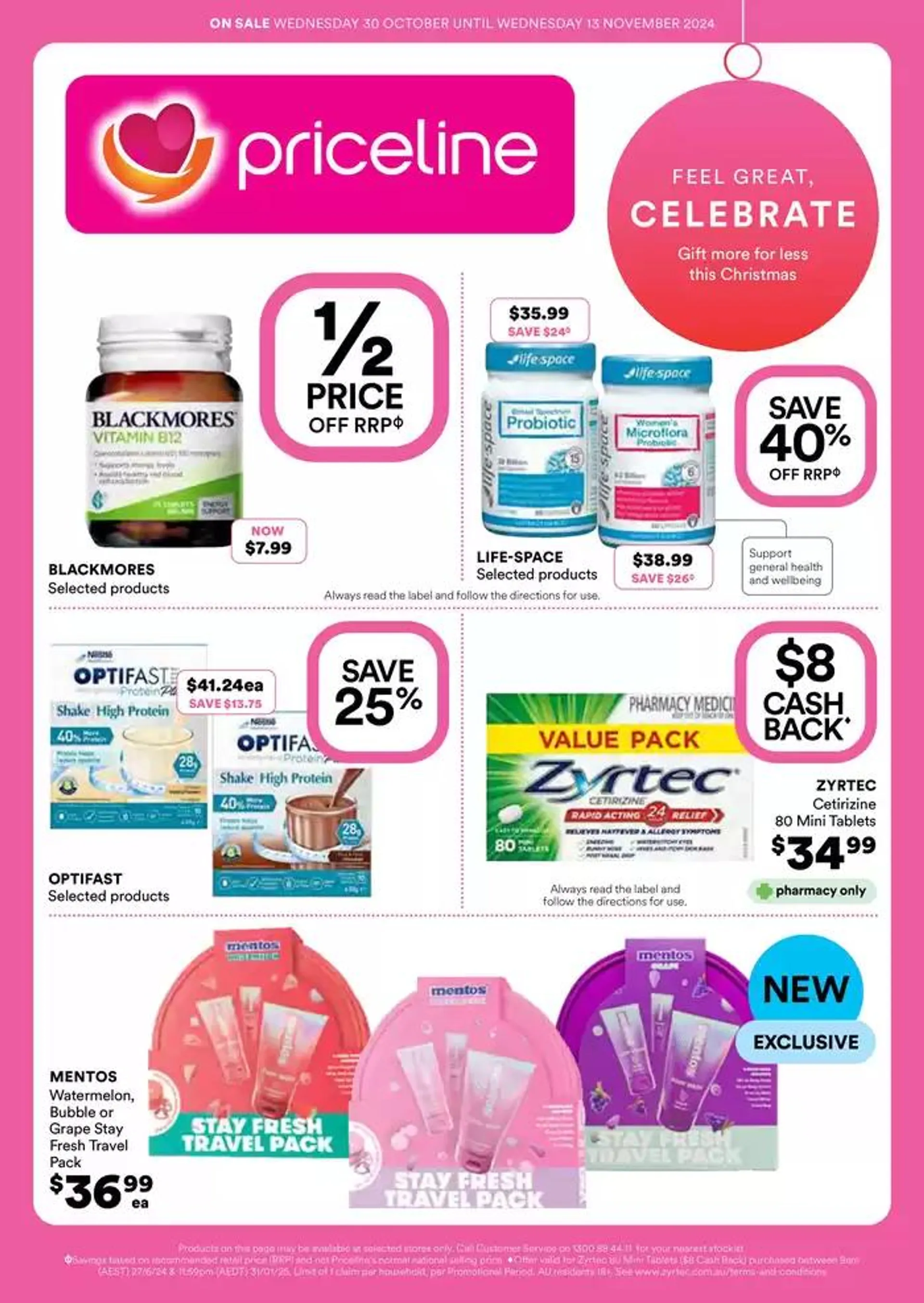 FEEL GREAT, CELEBRATE - Catalogue valid from 1 November to 13 November 2024 - page 34