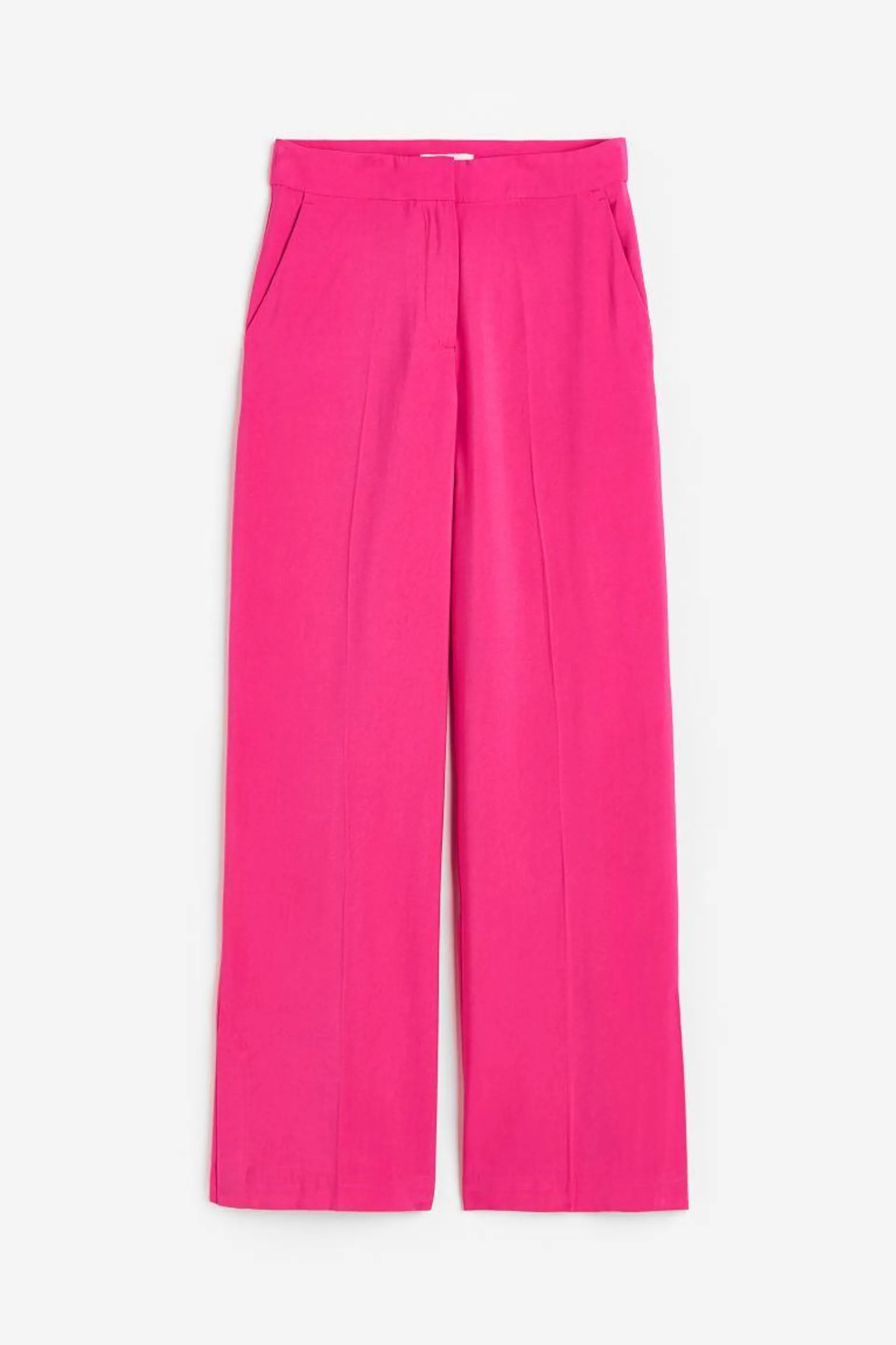 Slit Hem Pants