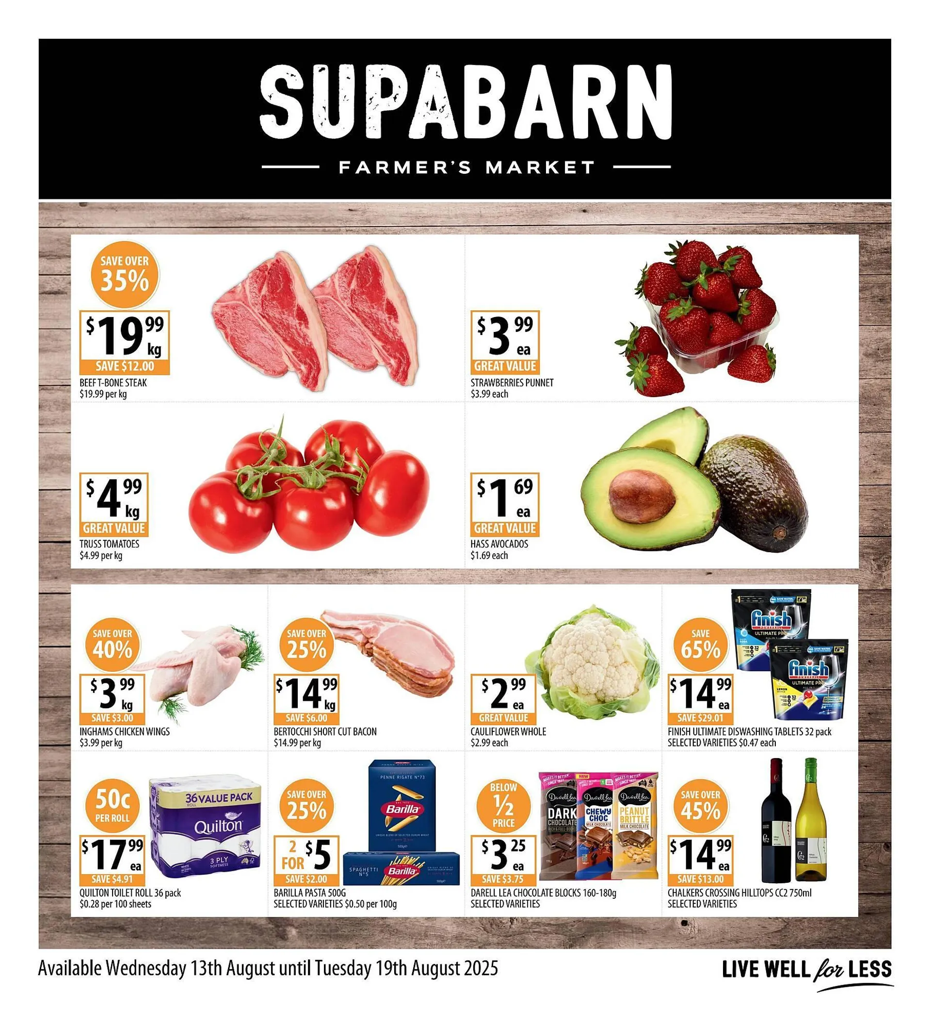 Supabarn catalogue - Catalogue valid from 13 August to 19 August 2025 - page 1