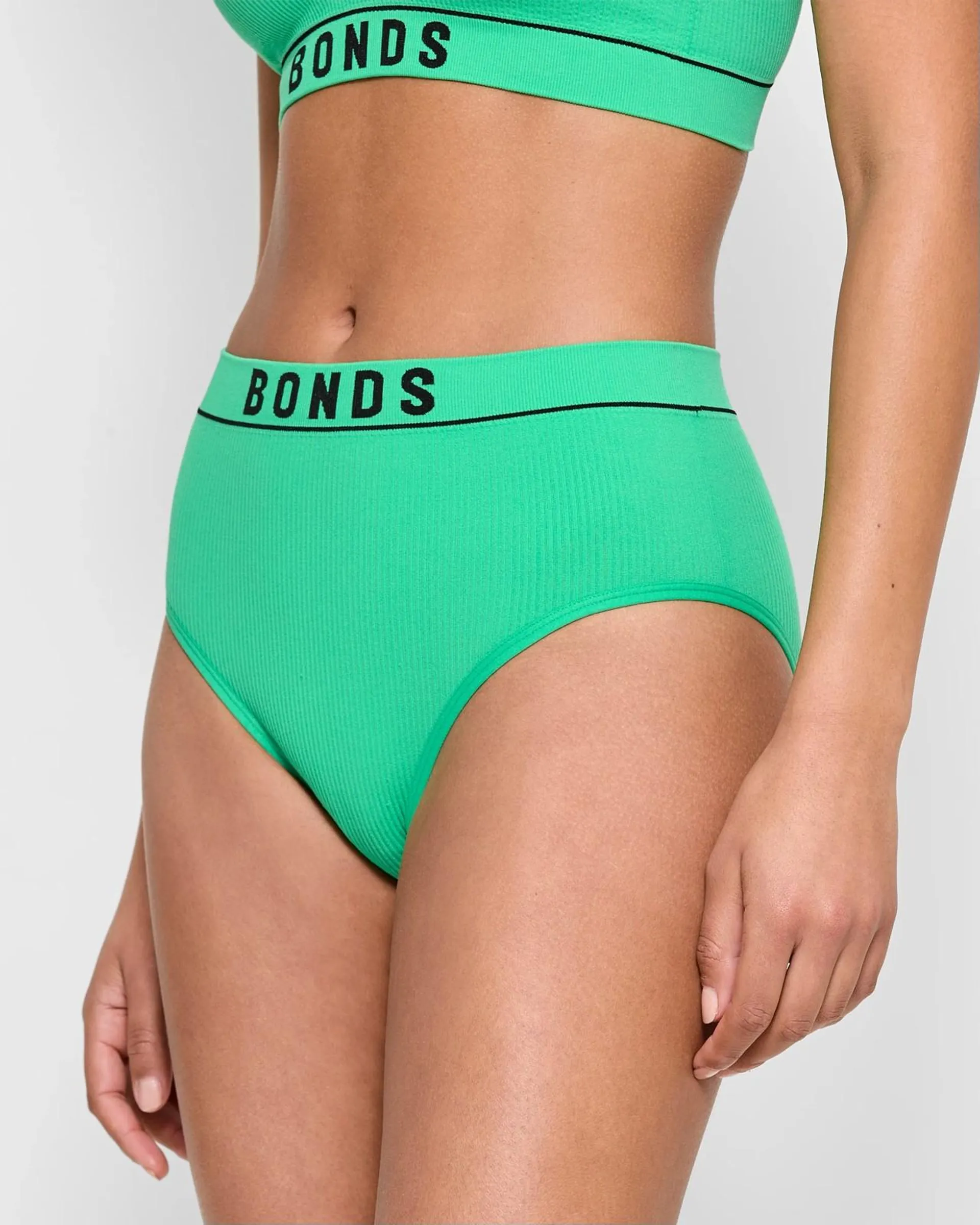 Retro Rib Hi Hi Briefs - Bonds - Jardin