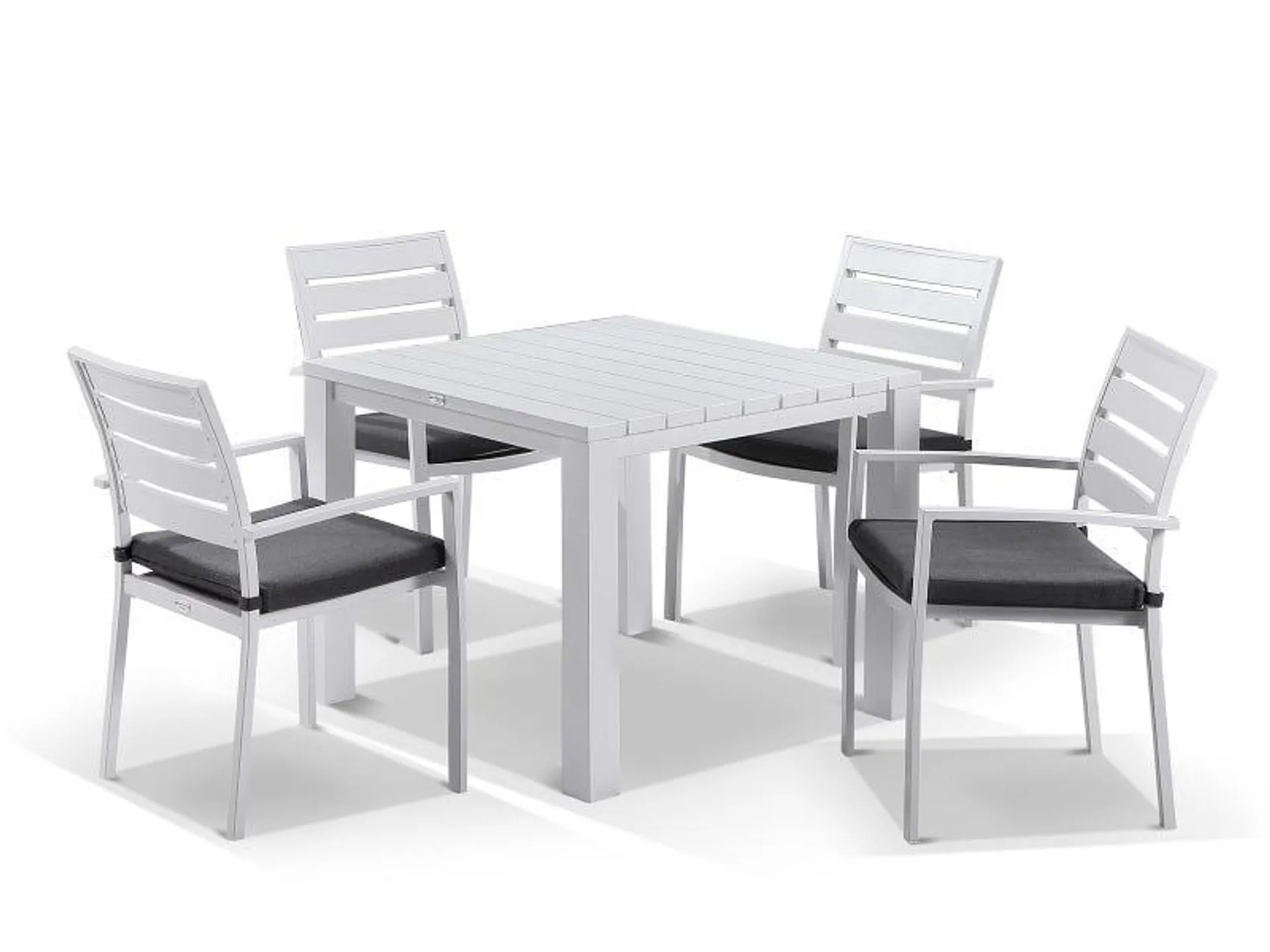 Adele table with Twain Chairs 5pc Outdoor Dining Setting