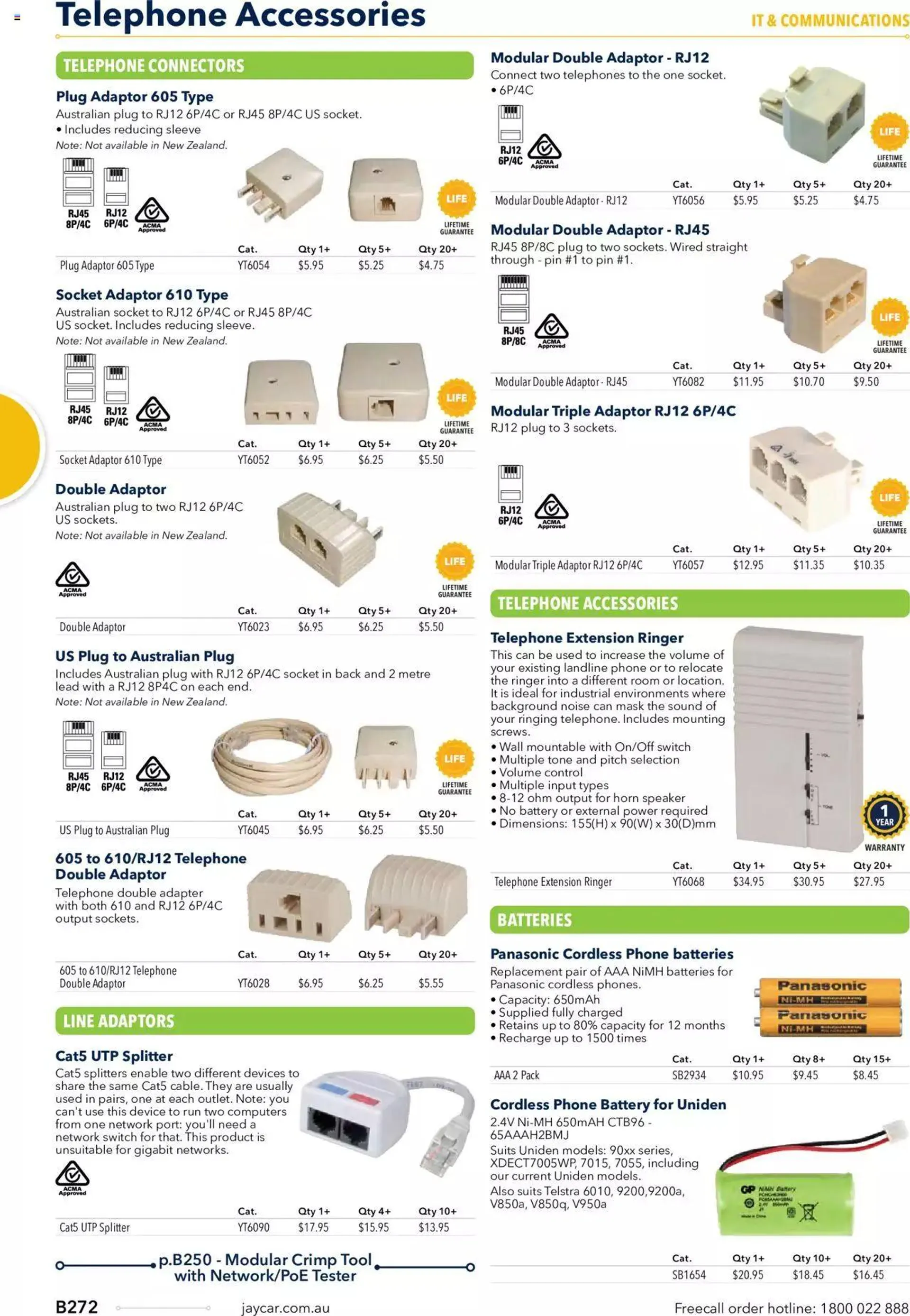 Jaycar Annual Engineering & Scientific Catalogue - Catalogue valid from 27 October to 31 December 2024 - page 272