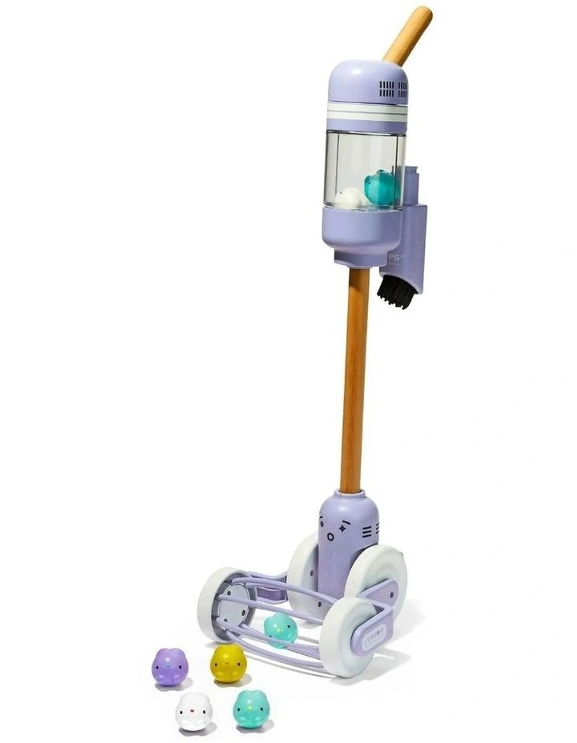 Dust Bunny Buster Pretend Vacuum 8 Pieces Playset